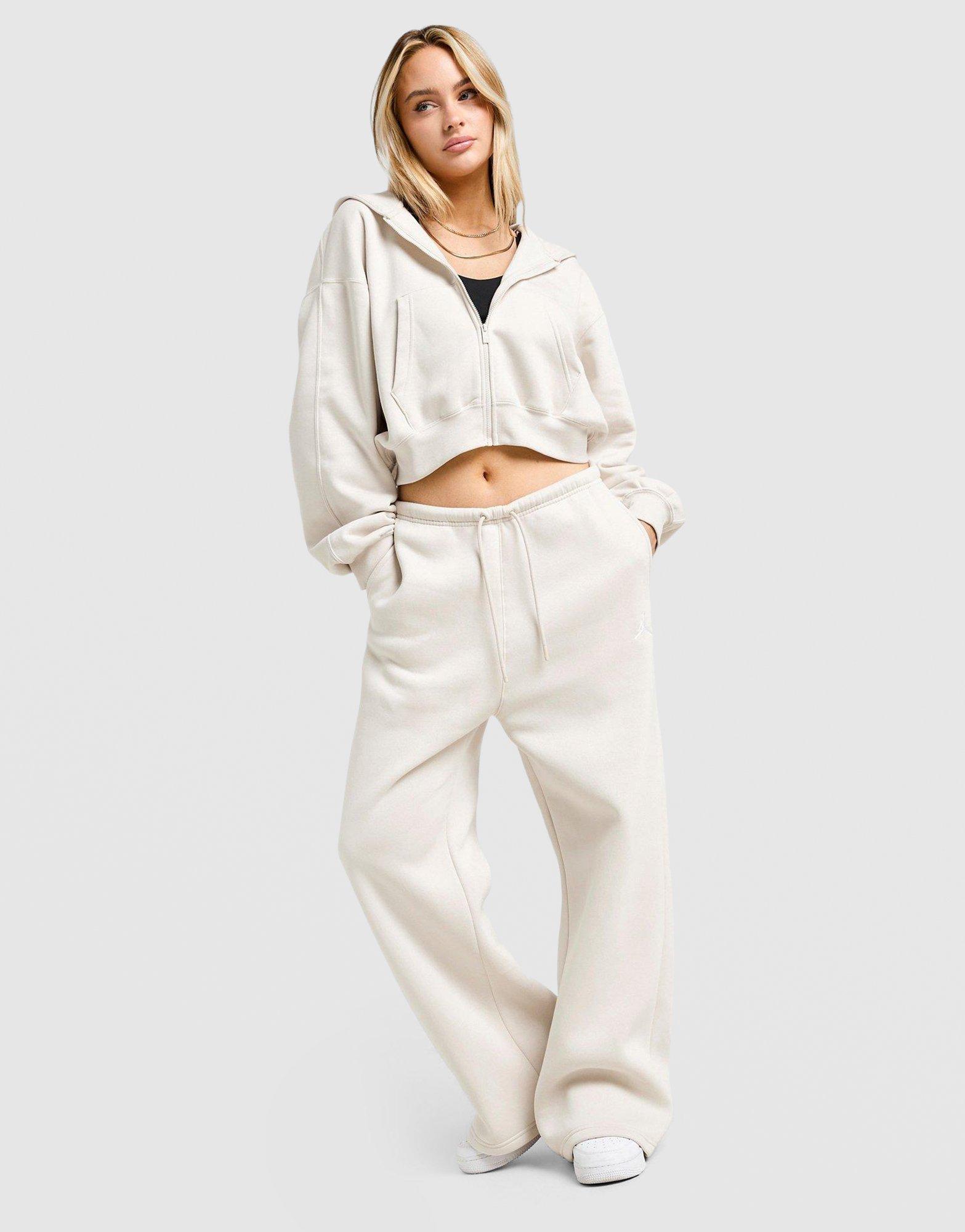 Ženske hlače JORDAN HLAČE W J BRK FLC OH PANT IH2394-104 bež