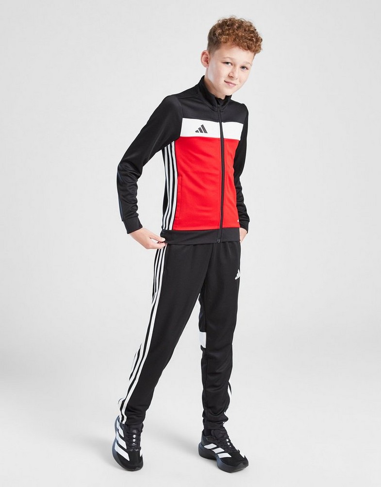 Trening pentru copii ADIDAS TRENING TIRO25 ESSENTIALS TRACKSUIT KIDS KC9904 Roșu
