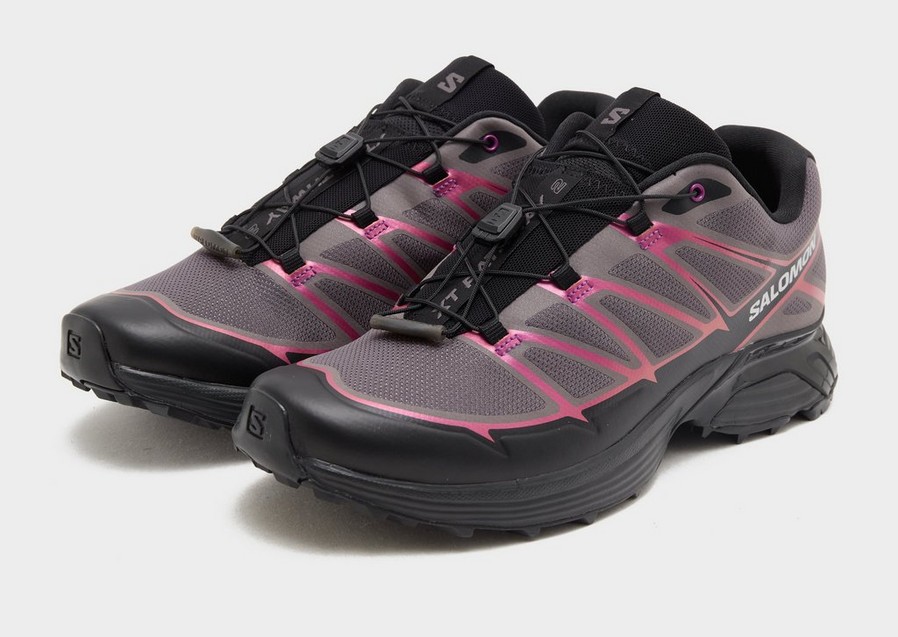 Ghete trekking SALOMON XT-PATHWAY 2 IRIDESCENT L47795400 • Negru