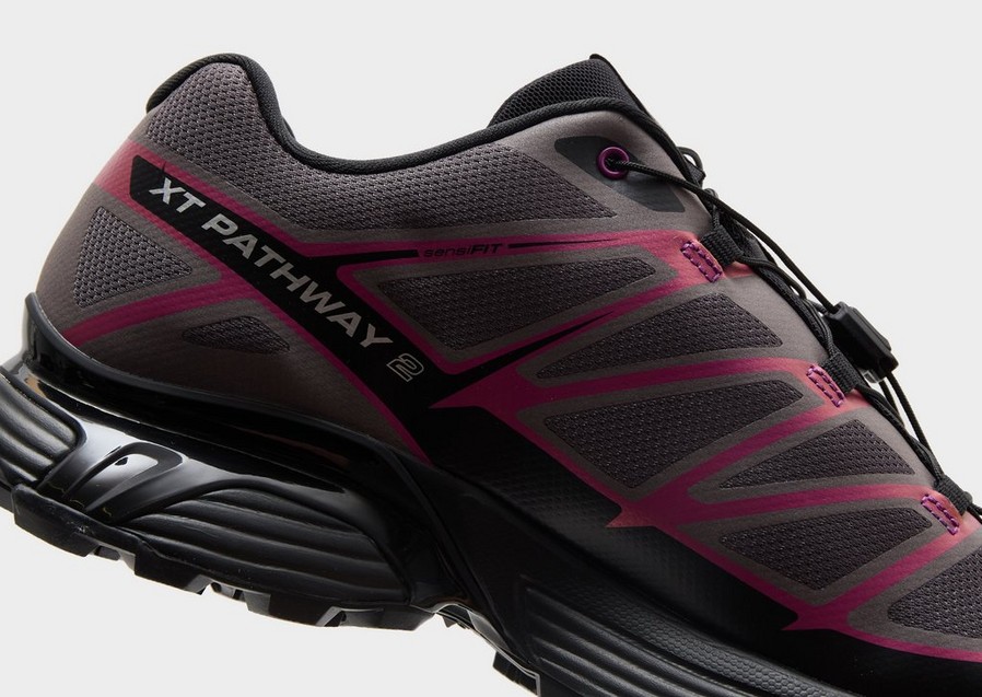 Ghete trekking SALOMON XT-PATHWAY 2 IRIDESCENT L47795400 • Negru