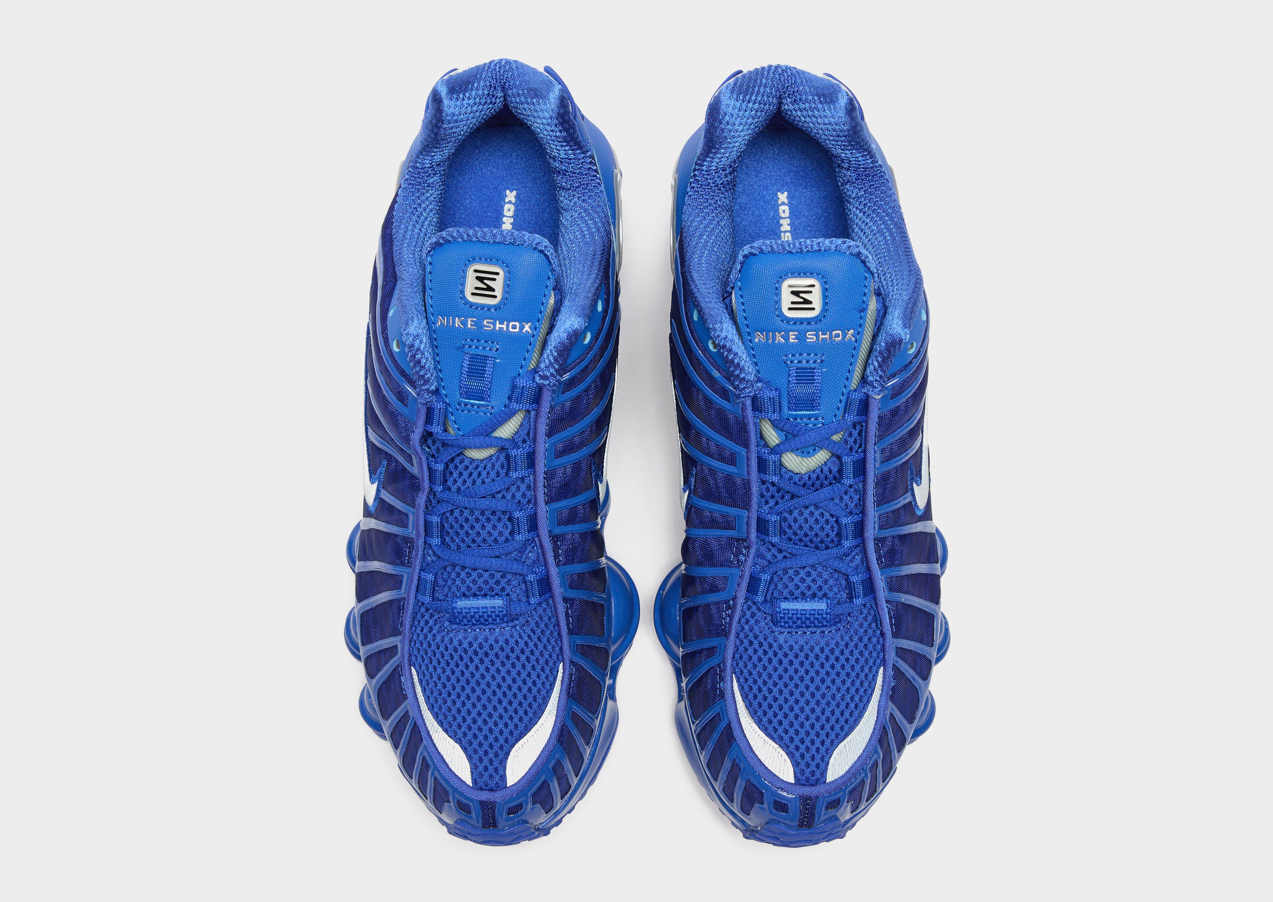 Buty sneakersy męskie NIKE SHOX TL AV3595-400 Niebieski