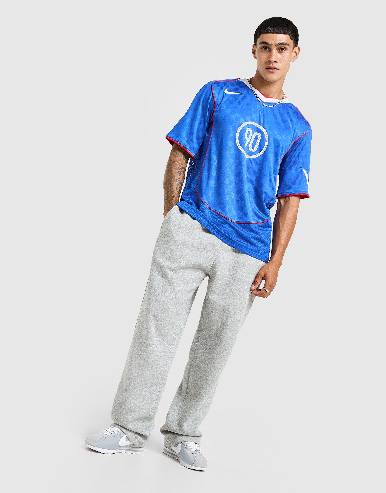 Чоловічі футболки NIKE ФУТБОЛКА M NK DF T90 ENERGY JSY 3 IB4212-480 Блакитний