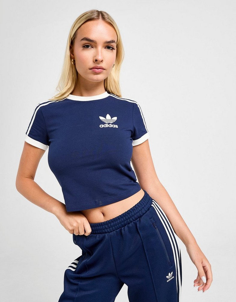 Dámske tričko ADIDAS TRIČKO SLIM TEE KD4276 Tmavomodrá