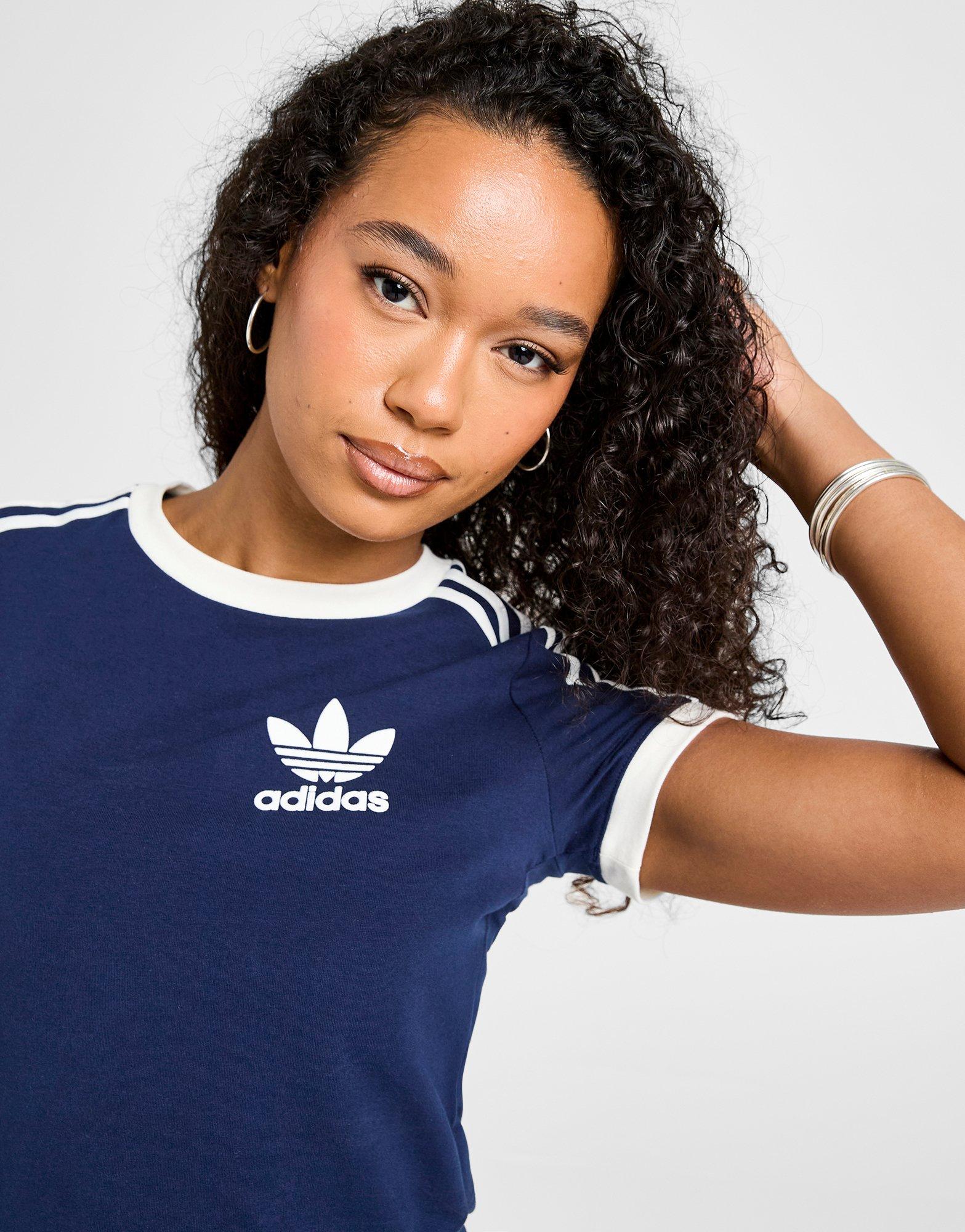 Dámske tričko ADIDAS TRIČKO SLIM TEE KD4276 Tmavomodrá