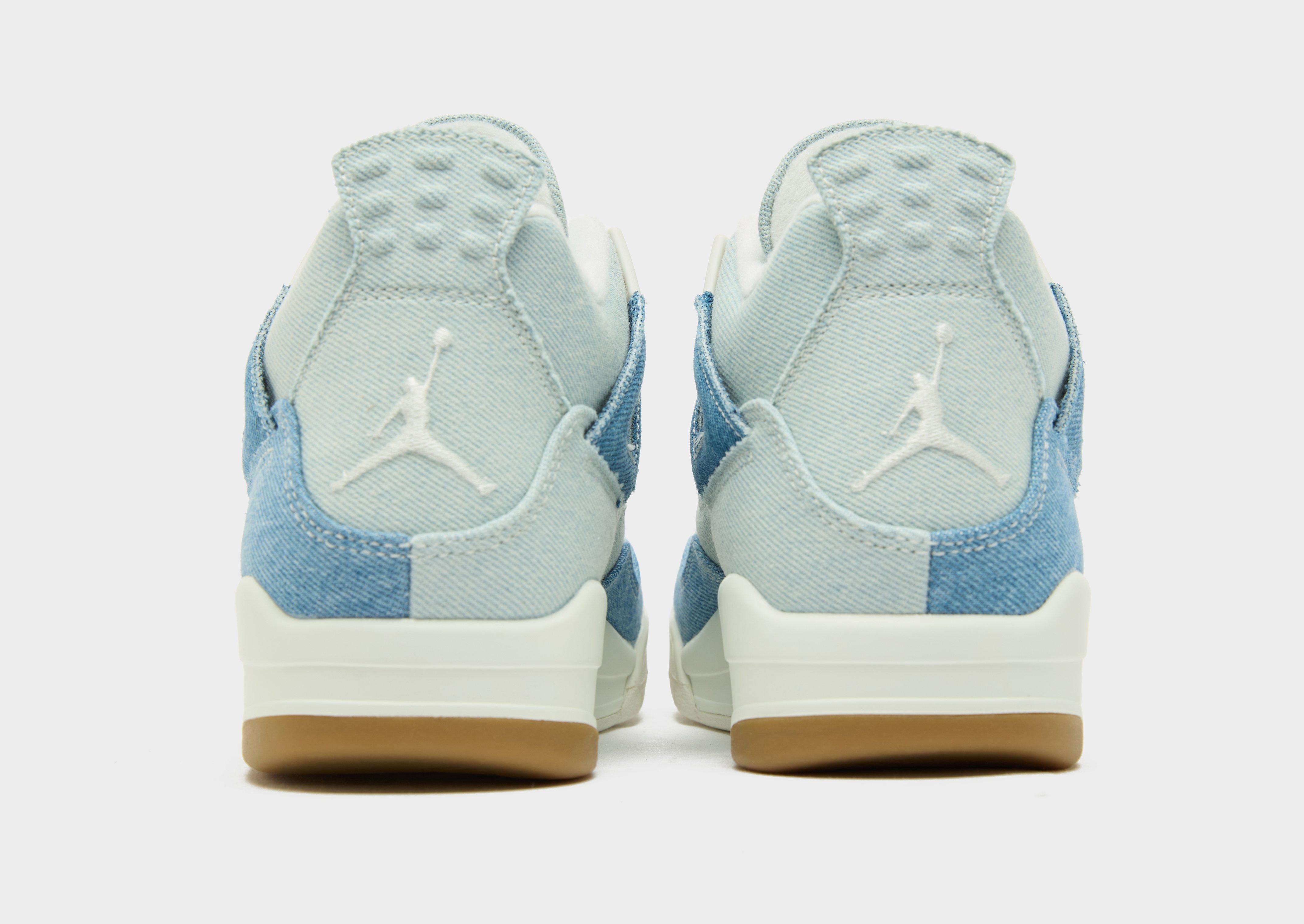 Dámske tenisky WMNS AIR JORDAN 4 RETRO TEX IB6716-100 Modrá