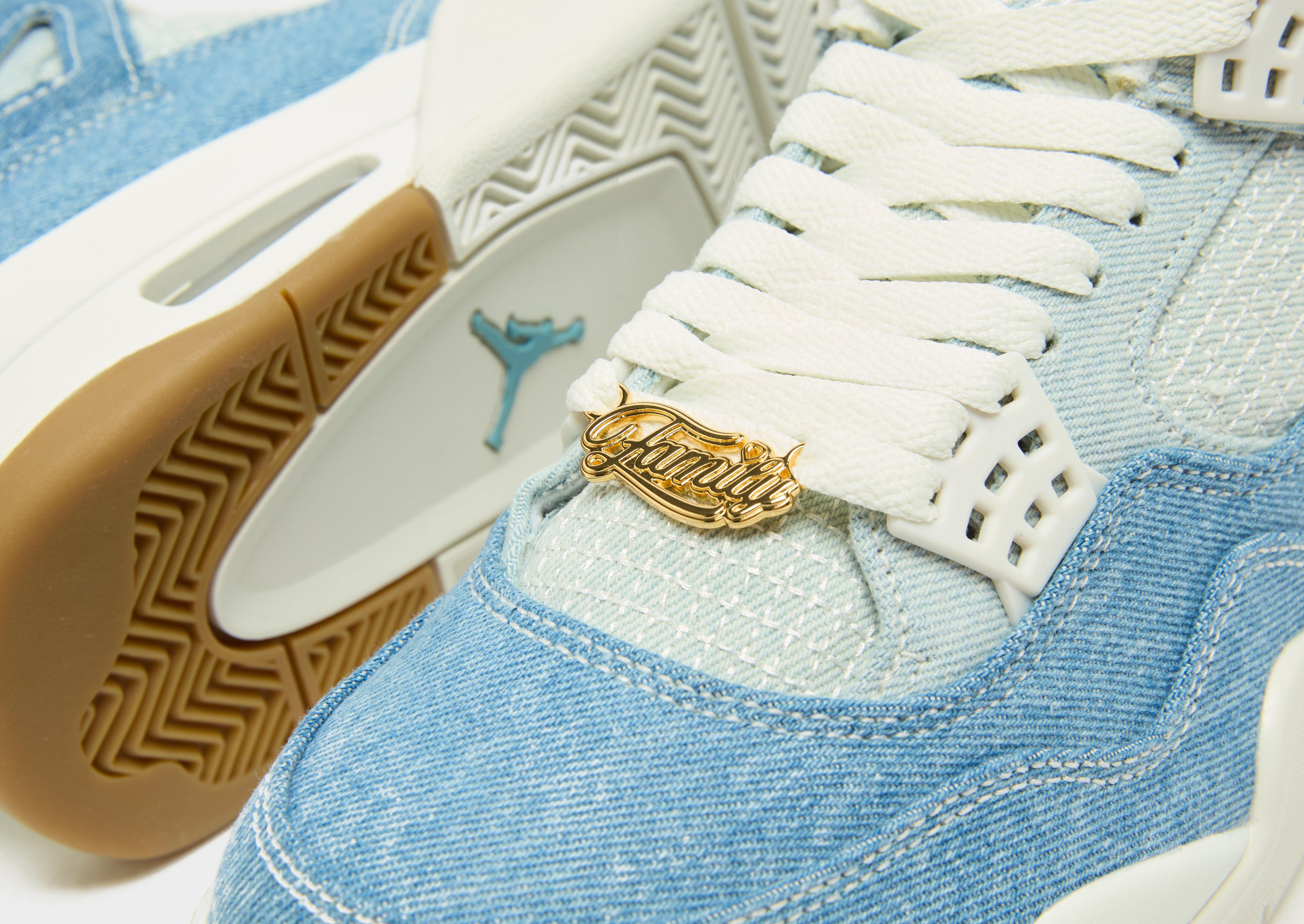 Dámske tenisky WMNS AIR JORDAN 4 RETRO TEX IB6716-100 Modrá