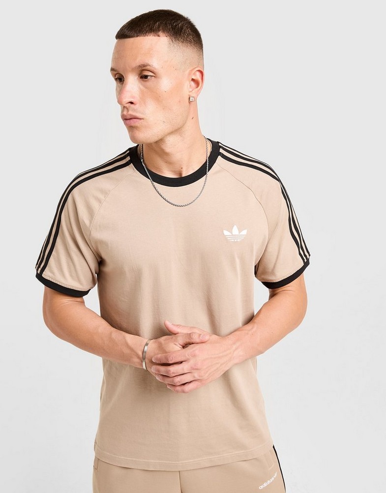 Tricou pentru bărbați ADIDAS TRICOU CALI TEE KD9128 Bej