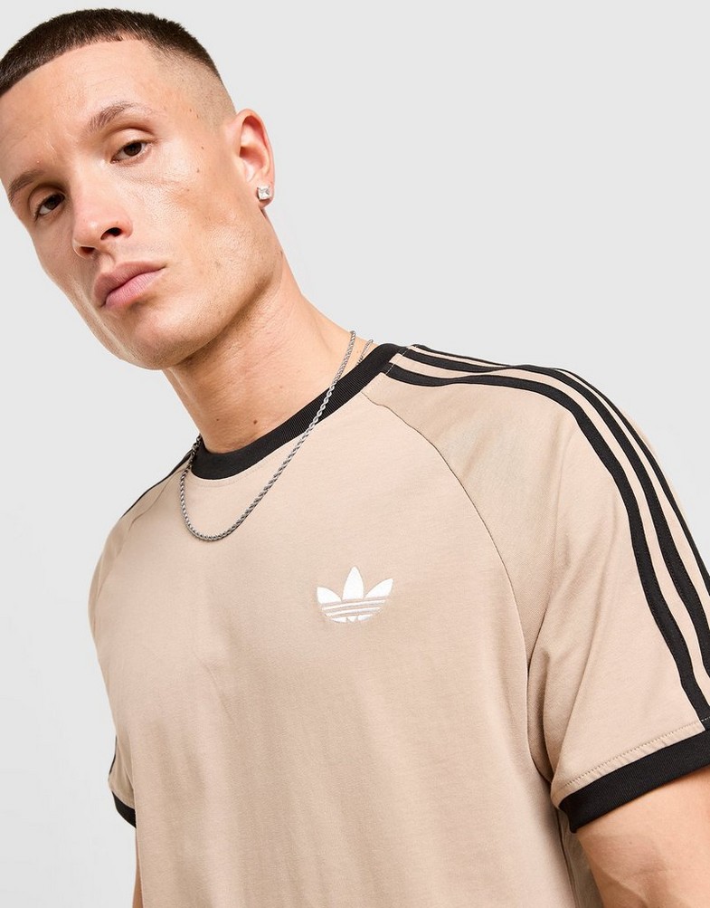 Tricou pentru bărbați ADIDAS TRICOU CALI TEE KD9128 Bej