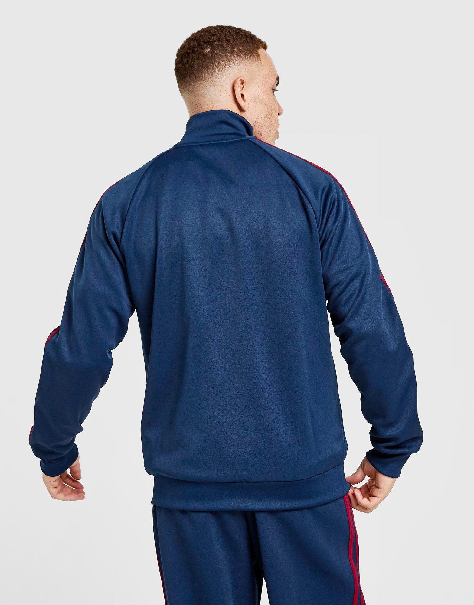 Bluza męska ADIDAS BLUZA ROZPINANA THE FIRST TT KD9091 Granatowy