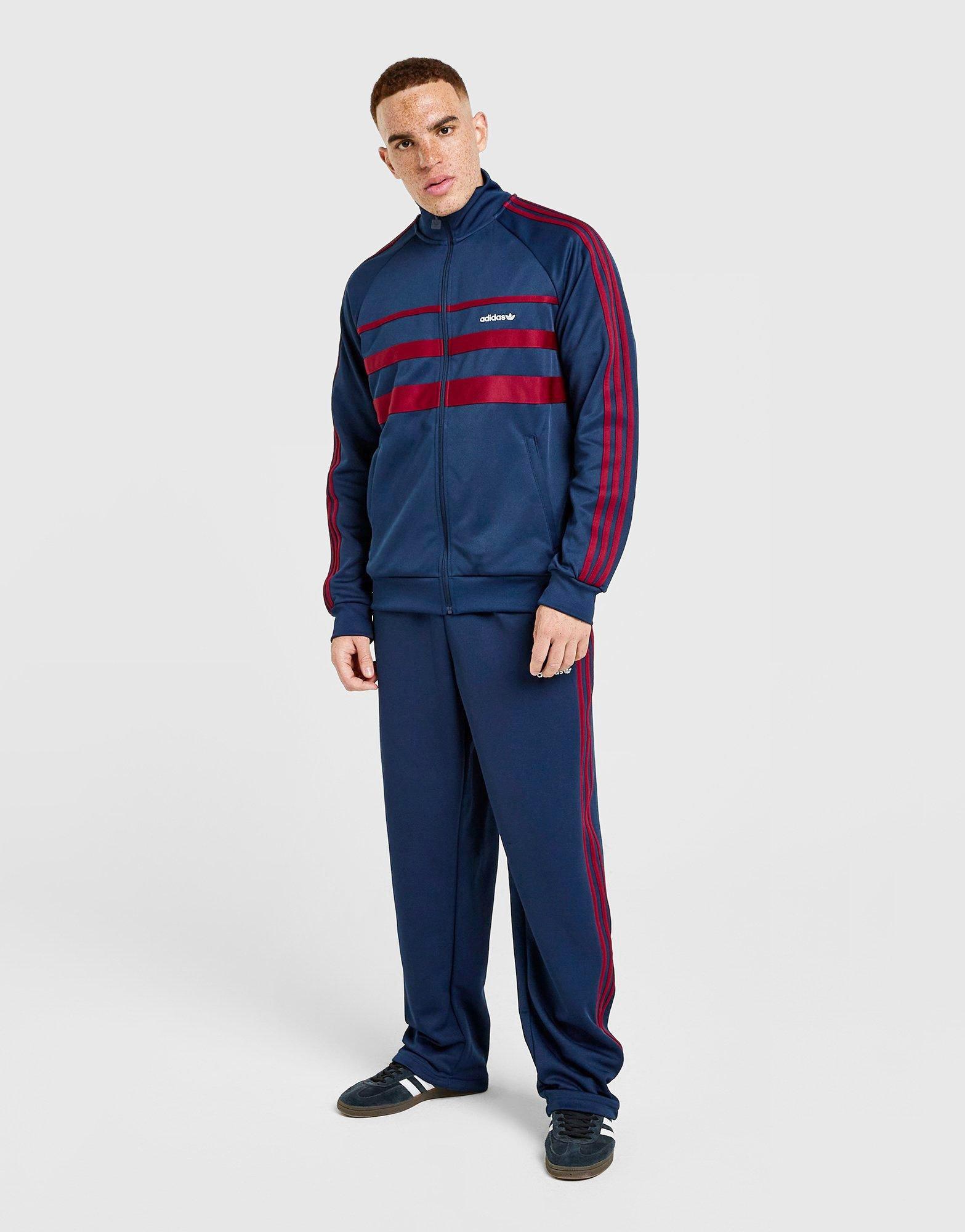 Bluza męska ADIDAS BLUZA ROZPINANA THE FIRST TT KD9091 Granatowy