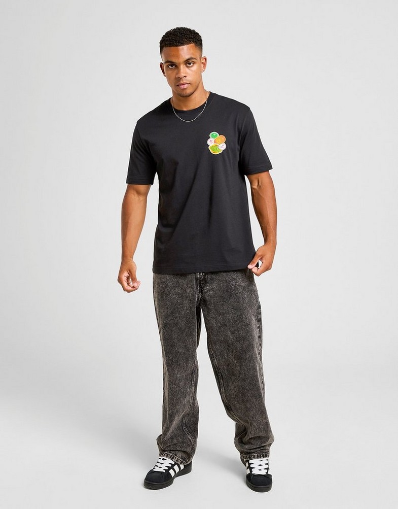 Koszulka, t-shirt męski ADIDAS T-SHIRT FRUIT BOWL T KD6628 Czarny