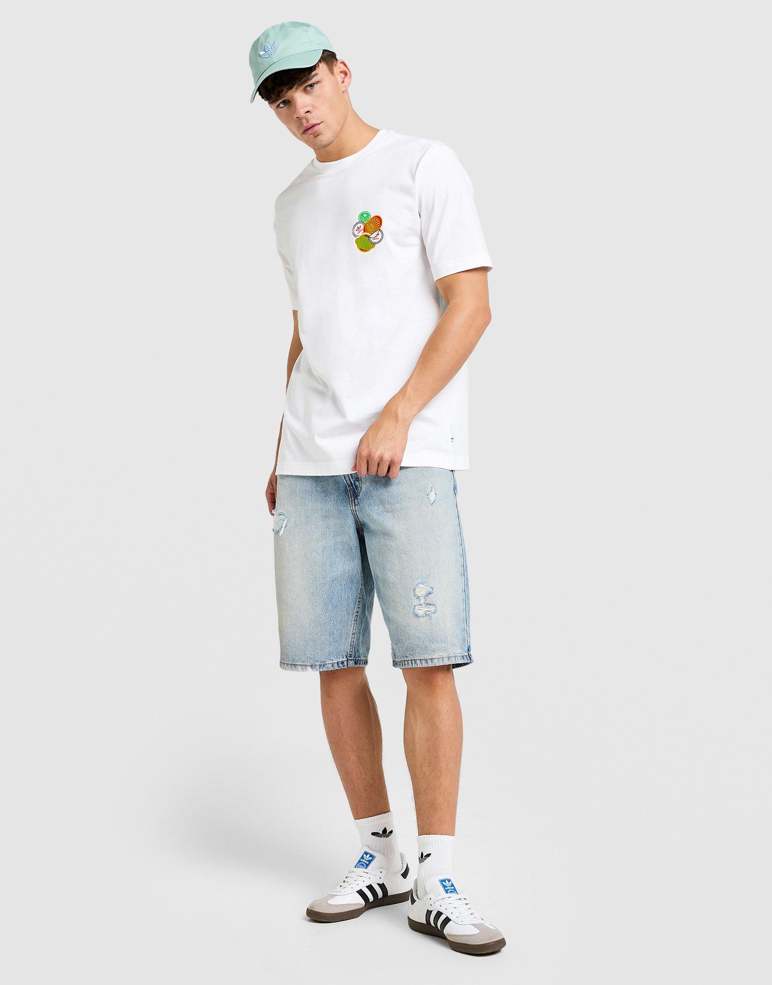 Чоловічі футболки ADIDAS ФУТБОЛКА GRAPHIC LO SS T JW2975 Білий