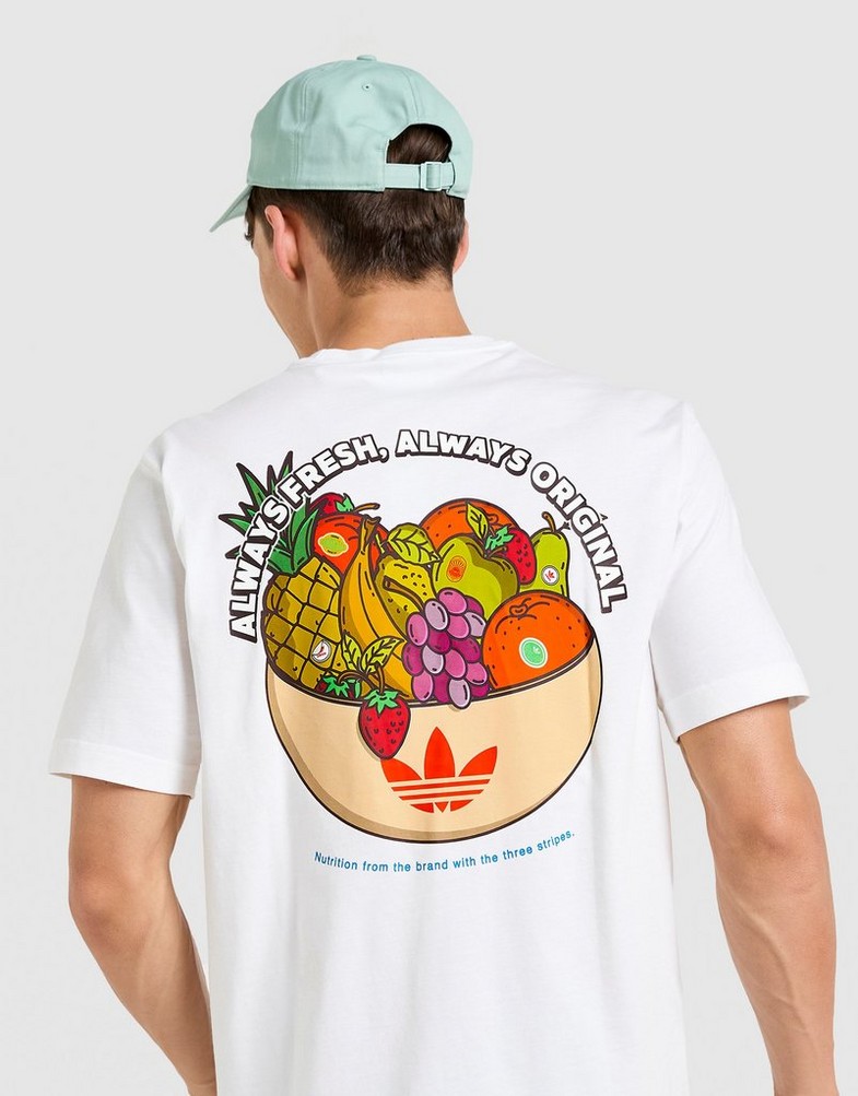 Tricou pentru bărbați ADIDAS TRICOU GRAPHIC LO SS T JW2975 Alb