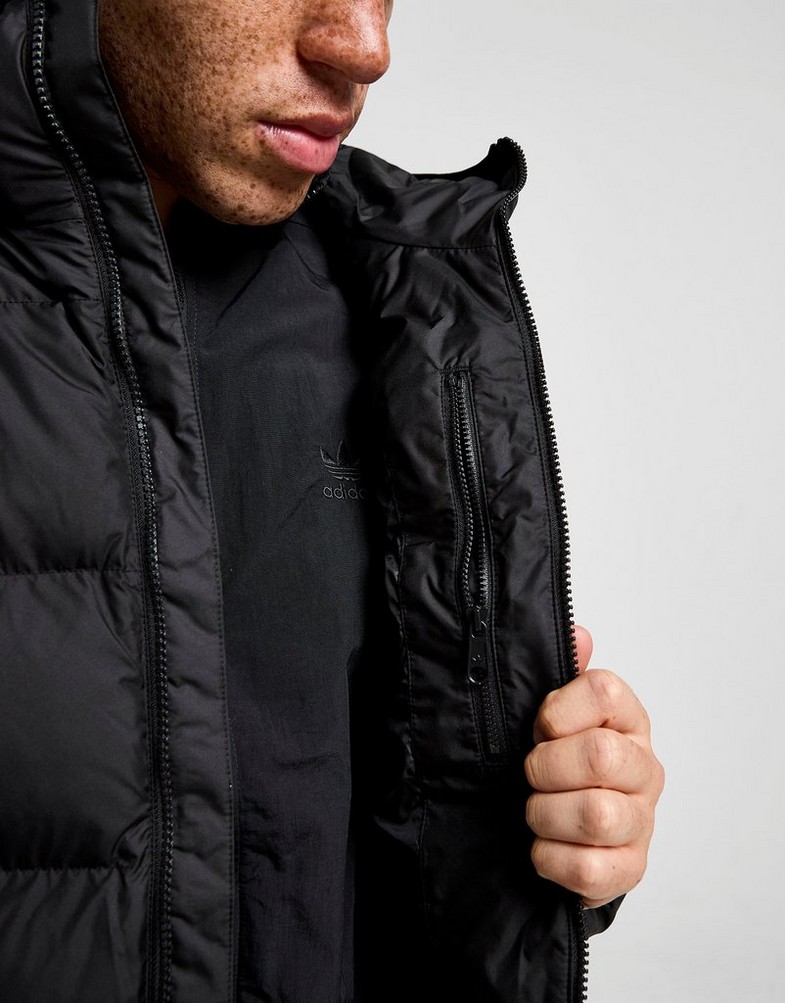 ADIDAS JACHETĂ CU PUF COMMERCIAL PUFF JX4123 Negru