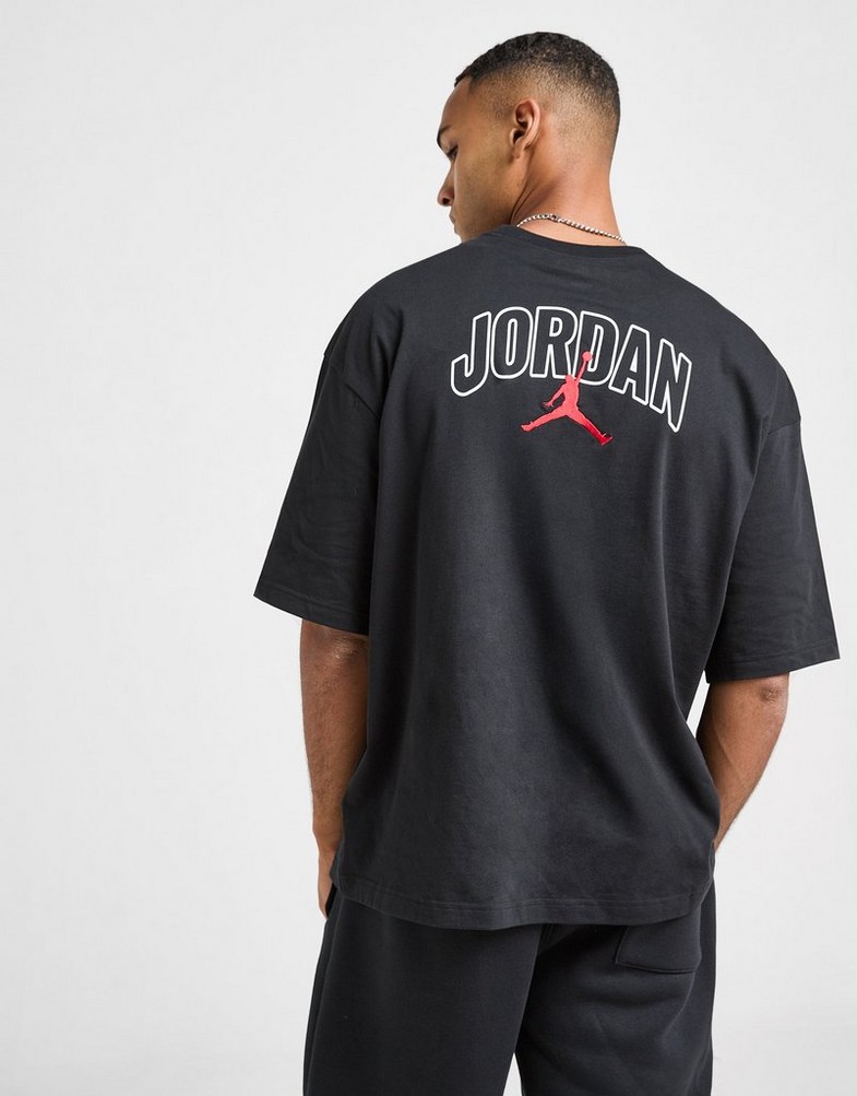 Vyriški marškiniai JORDAN MARŠKINĖLIAI M J BRK OVSZ SS CREW II2344-010 Juoda