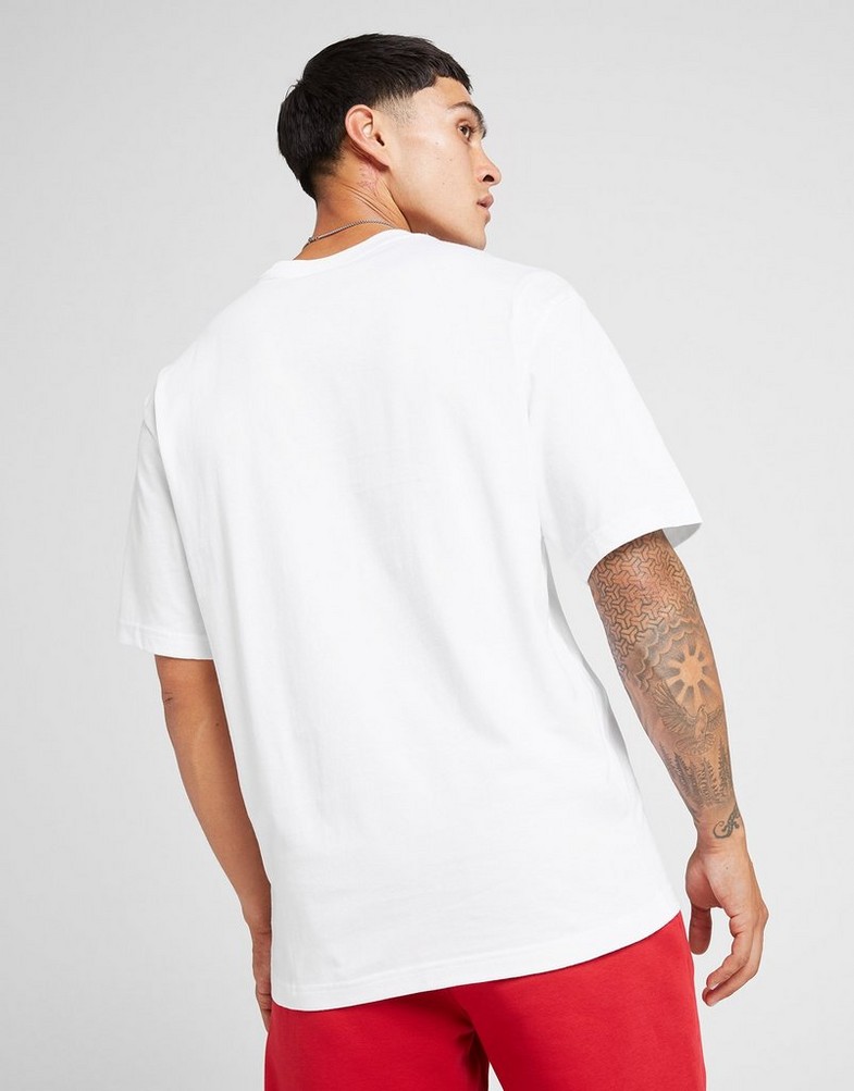 Vyriški marškiniai JORDAN MARŠKINĖLIAI M J BRK VARSITY SS CREW II2337-100 Balta