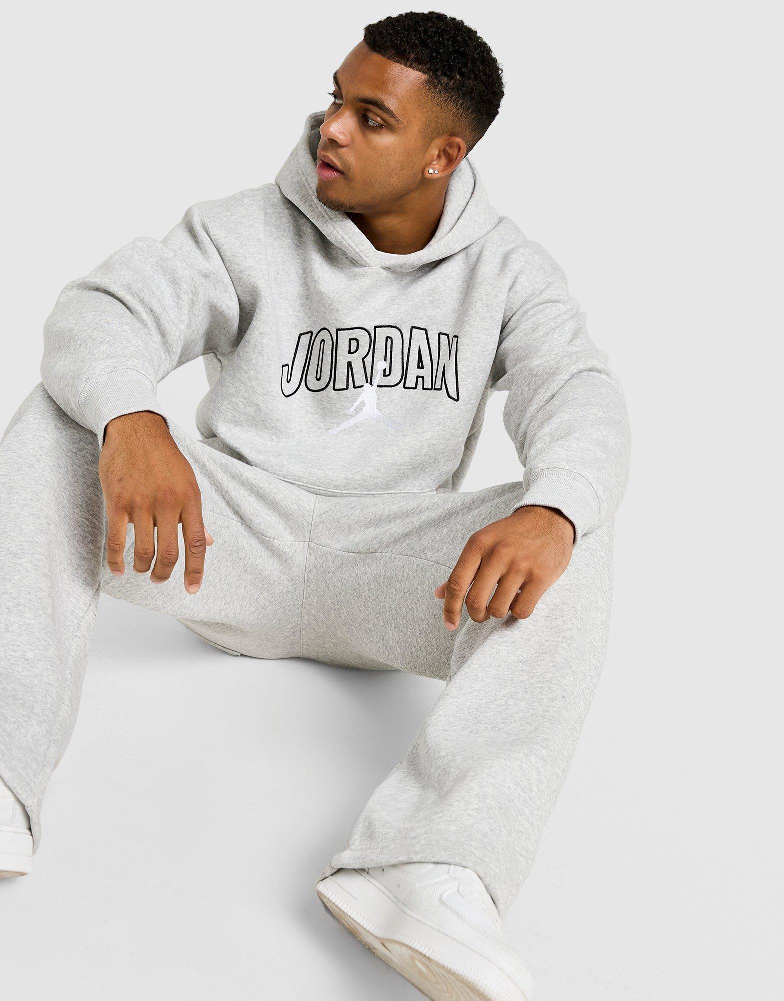 Bluza męska JORDAN BLUZA Z KAPTUREM VARSITY OH HD GREY IB7241-050 Szary