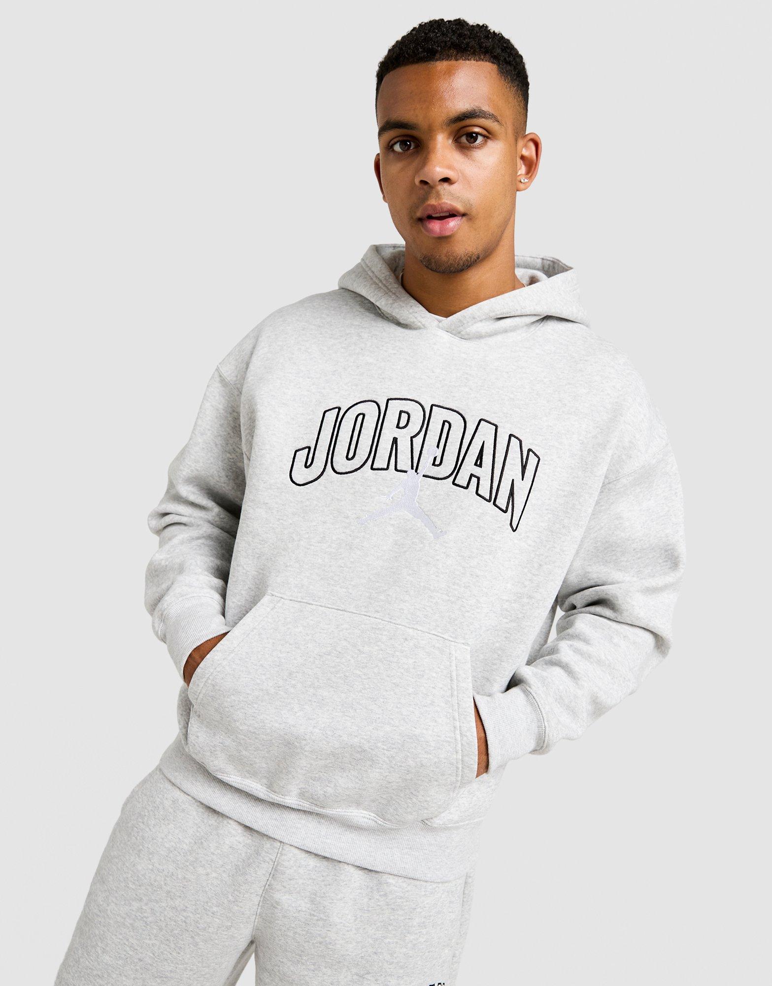 Bluza męska JORDAN BLUZA Z KAPTUREM VARSITY OH HD GREY IB7241-050 Szary