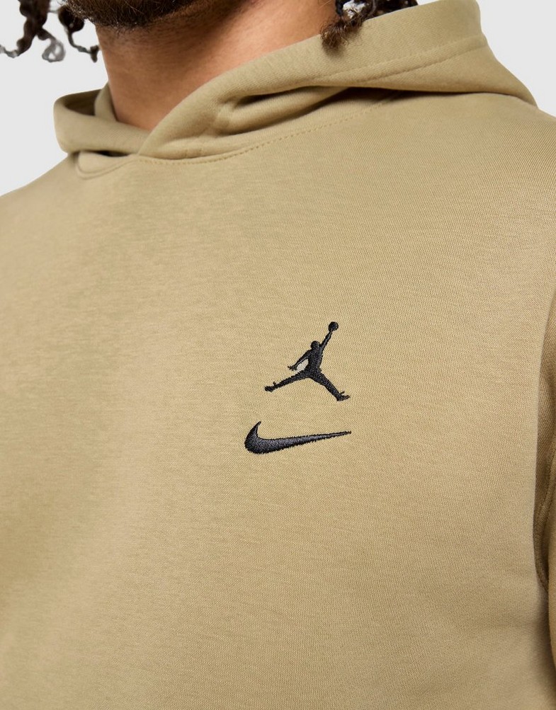 Férfi pulóverek JORDAN PULÓVER KAPUCNIS M J BRK VARSITY PO HD BB II2593-297 Bézs