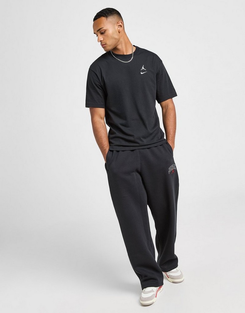 Vyriški marškiniai JORDAN MARŠKINĖLIAI M J BRK VARSITY SS CREW II2337-010 Juoda