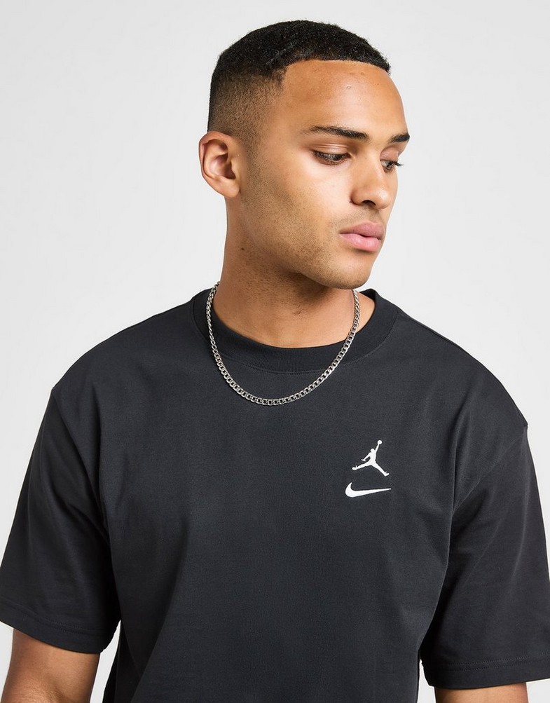 Vyriški marškiniai JORDAN MARŠKINĖLIAI M J BRK VARSITY SS CREW II2337-010 Juoda