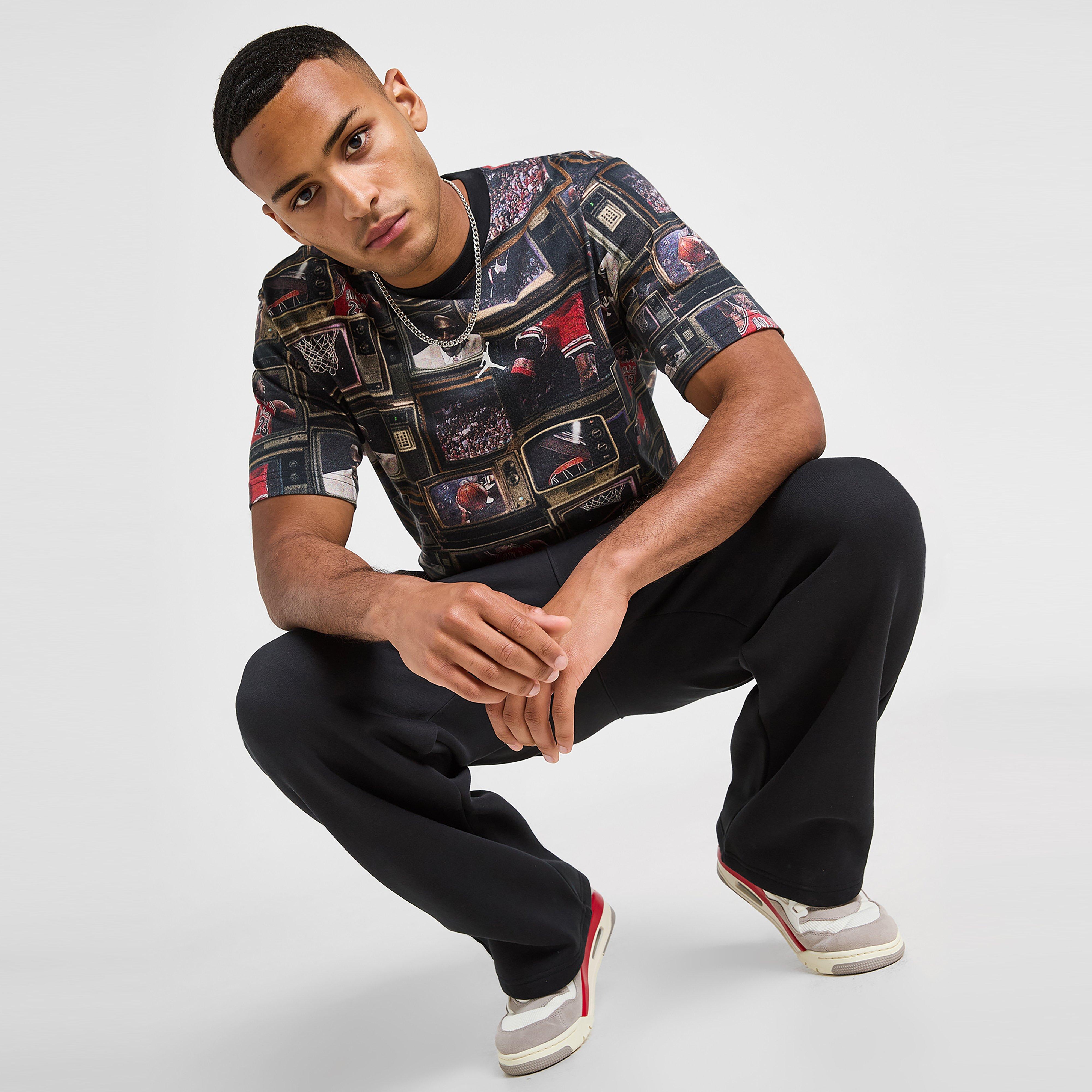 Tricou pentru bărbați JORDAN TRICOU M J BRK TV AOP SS CREW