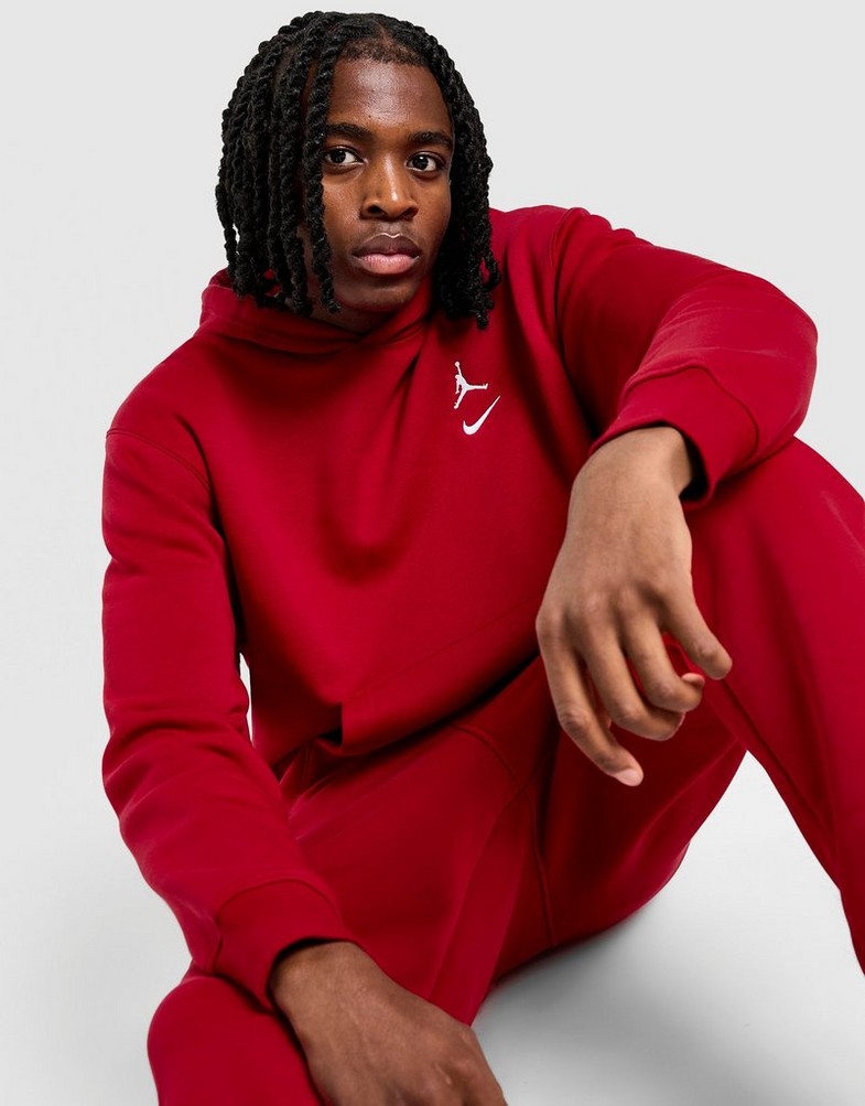 Bluza męska JORDAN BLUZA Z KAPTUREM M J BRK VARSITY PO HD BB II2593-687 Czerwony