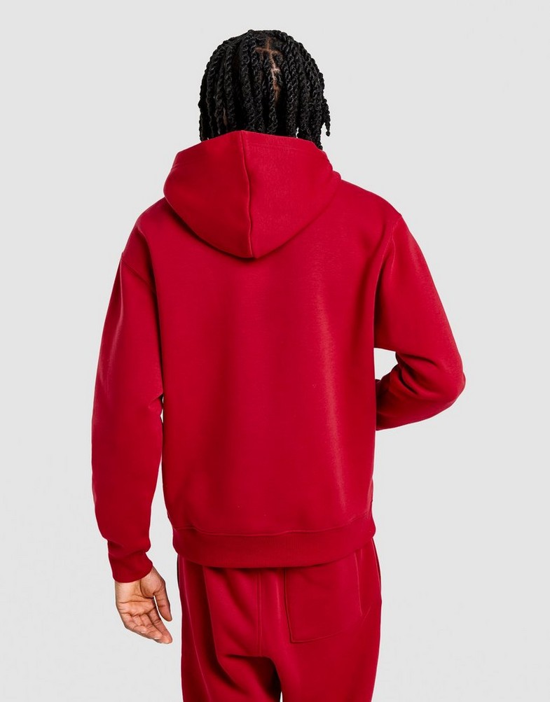 Bluza męska JORDAN BLUZA Z KAPTUREM M J BRK VARSITY PO HD BB II2593-687 Czerwony