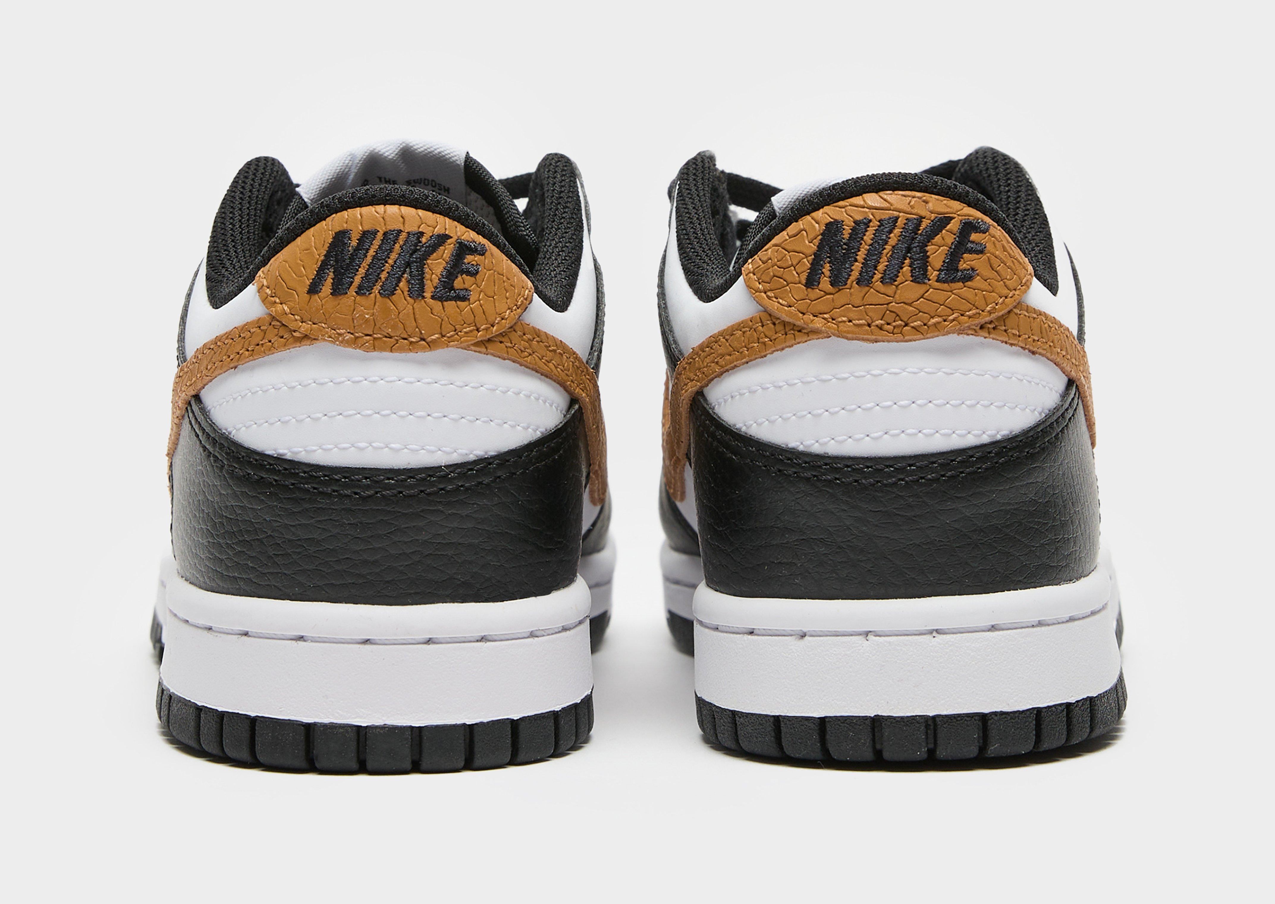 Gyerek sneakers NIKE DUNK LOW GS FF II7639-001 Fehér
