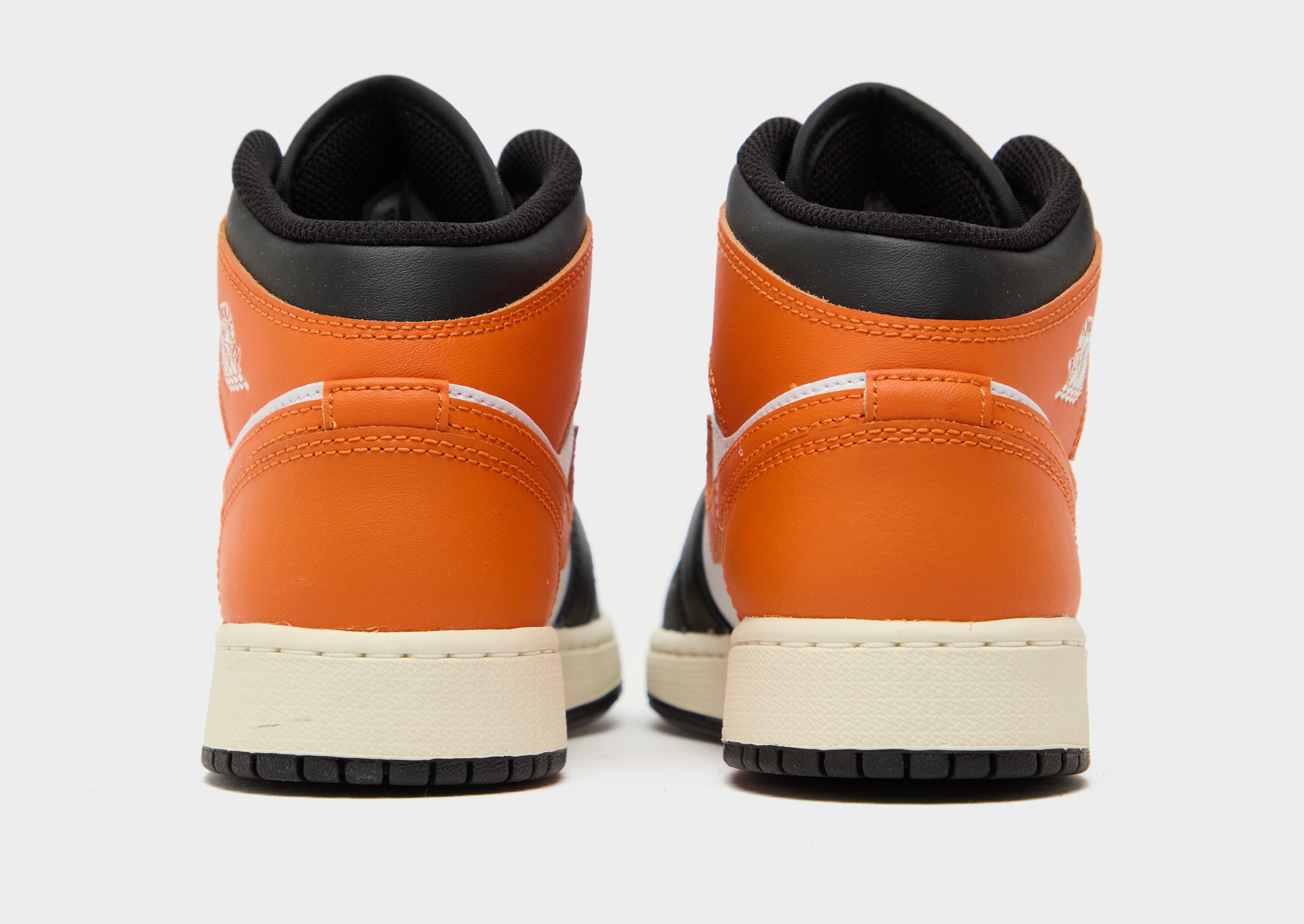 Gyerek sneakers JORDAN AIR JORDAN 1 MID BG DQ8423-801 Narancssárga