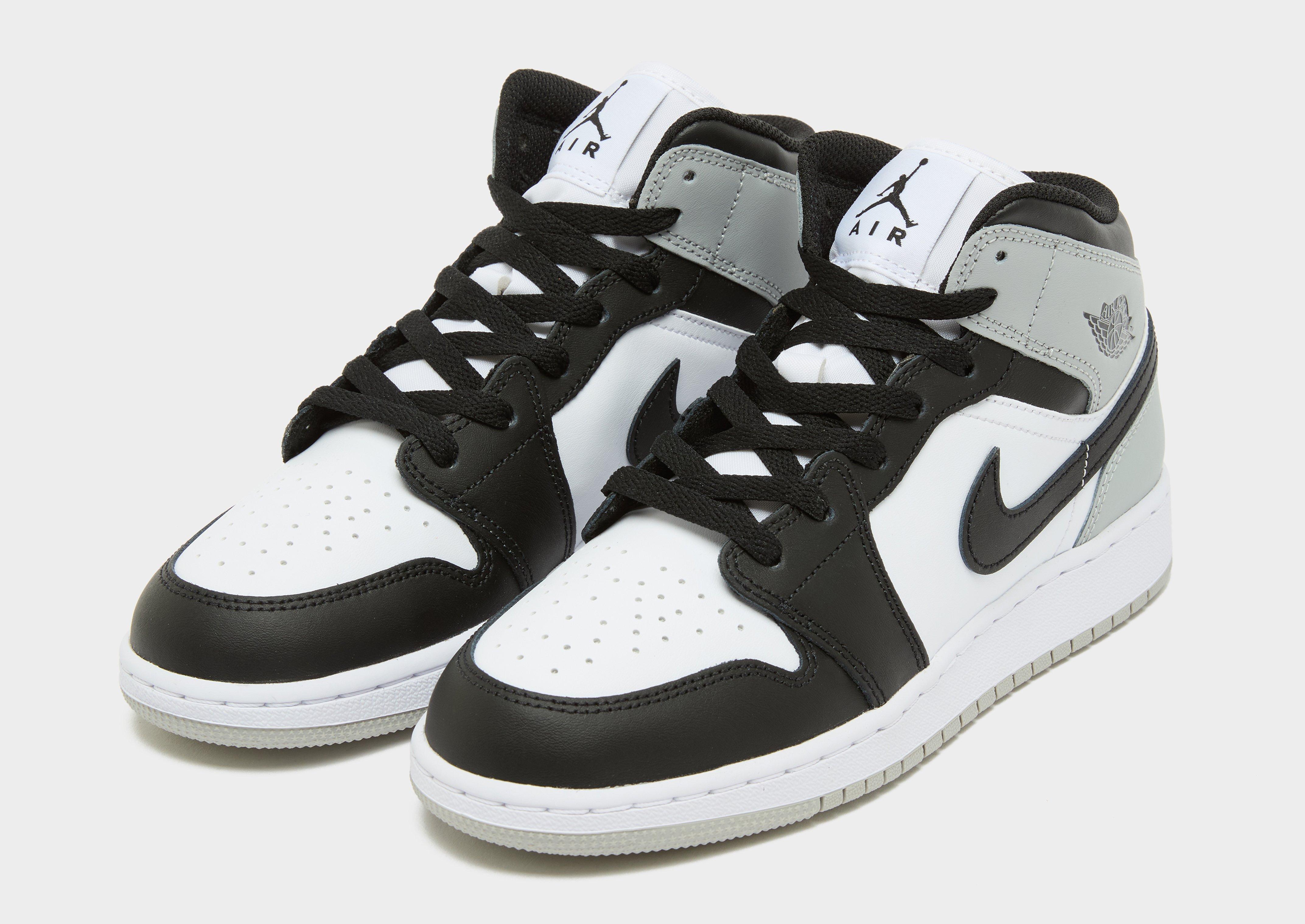 Buty sneakersy dla dzieci JORDAN AIR JORDAN 1 MID BG DQ8423-101 Szary