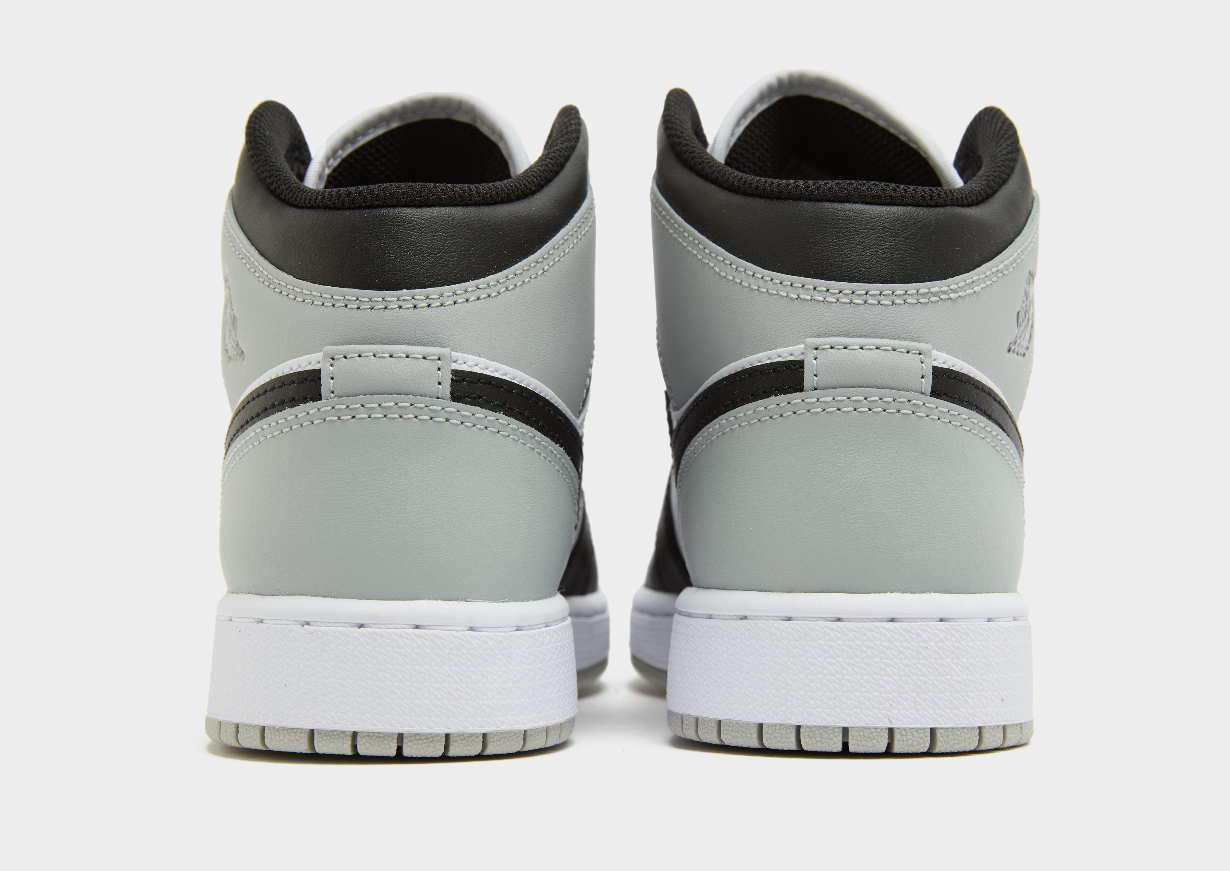 Buty sneakersy dla dzieci JORDAN AIR JORDAN 1 MID BG DQ8423-101 Szary