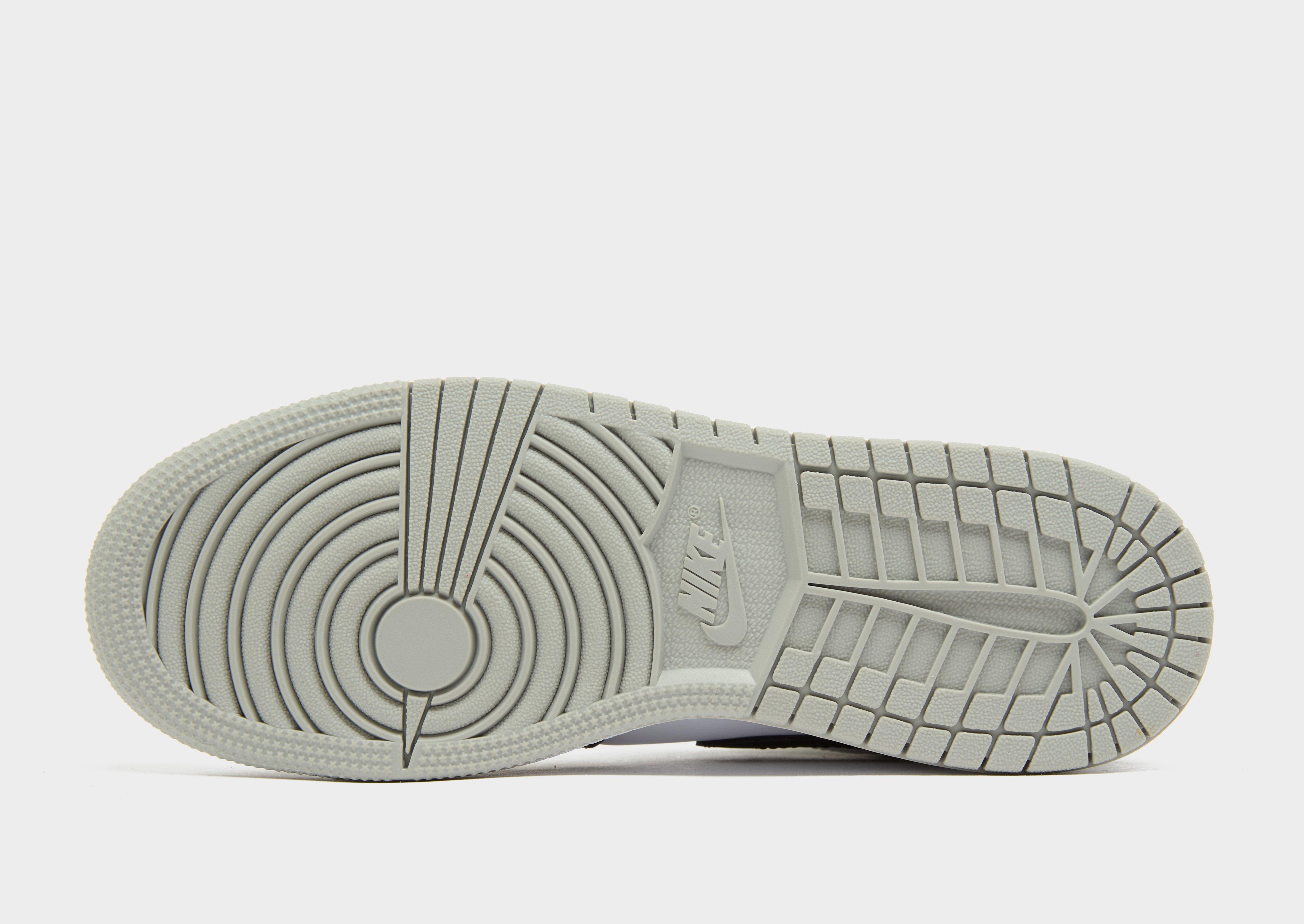 Buty sneakersy dla dzieci JORDAN AIR JORDAN 1 MID BG DQ8423-101 Szary