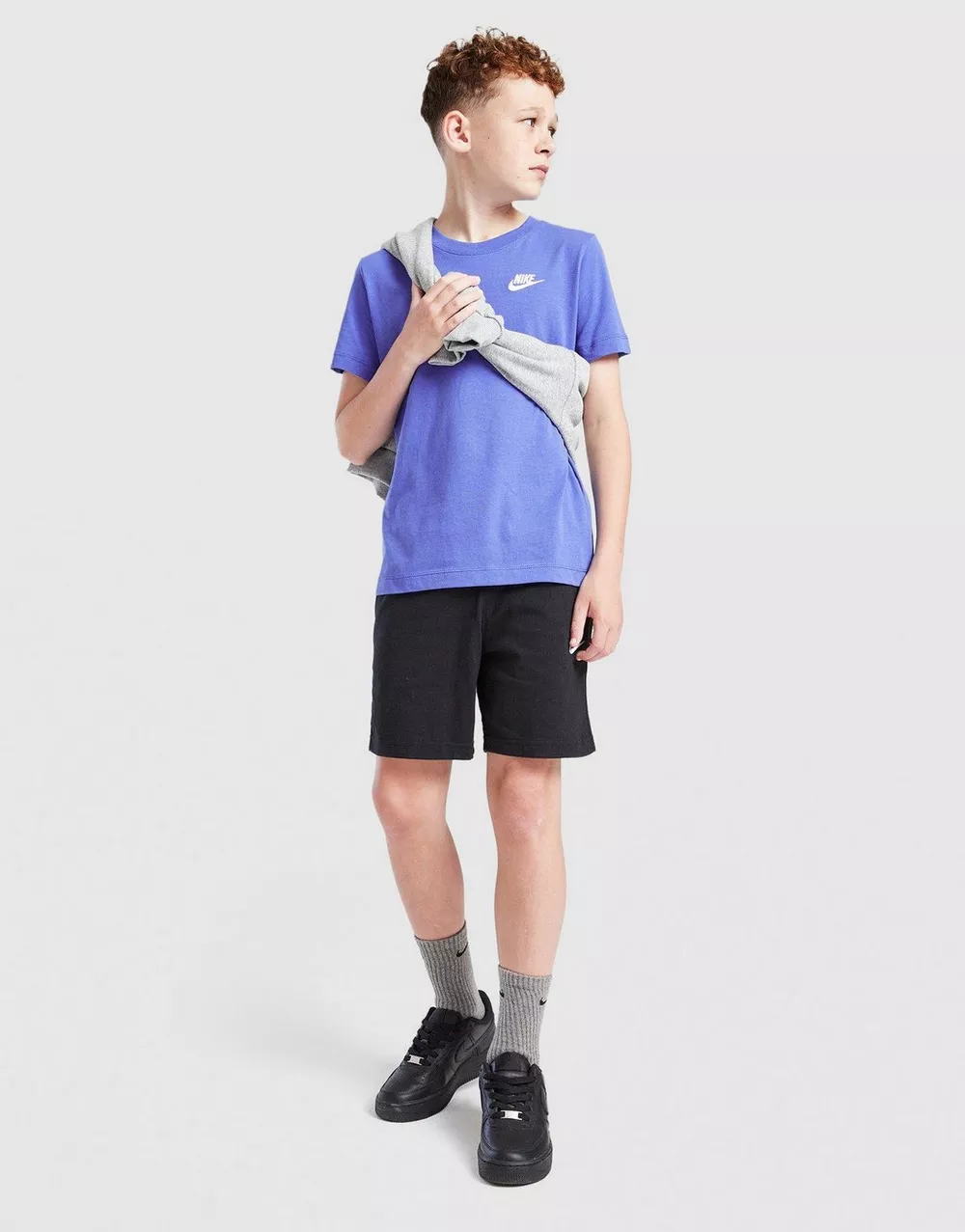 NIKE ФУТБОЛКА K NSW TEE EMB FUTURA LBR BOY, фото 1 з 5