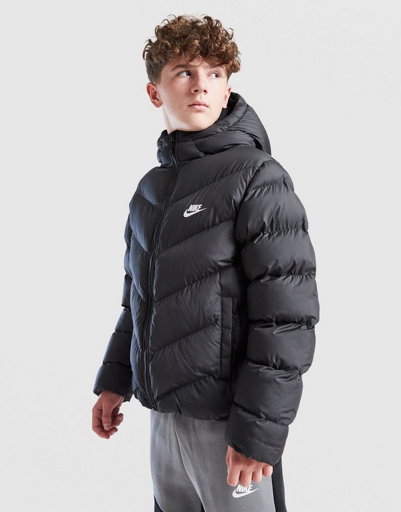 NIKE DONJA JAKNA K NSW TF ADP PUFFER BOY HQ4976-010 crna