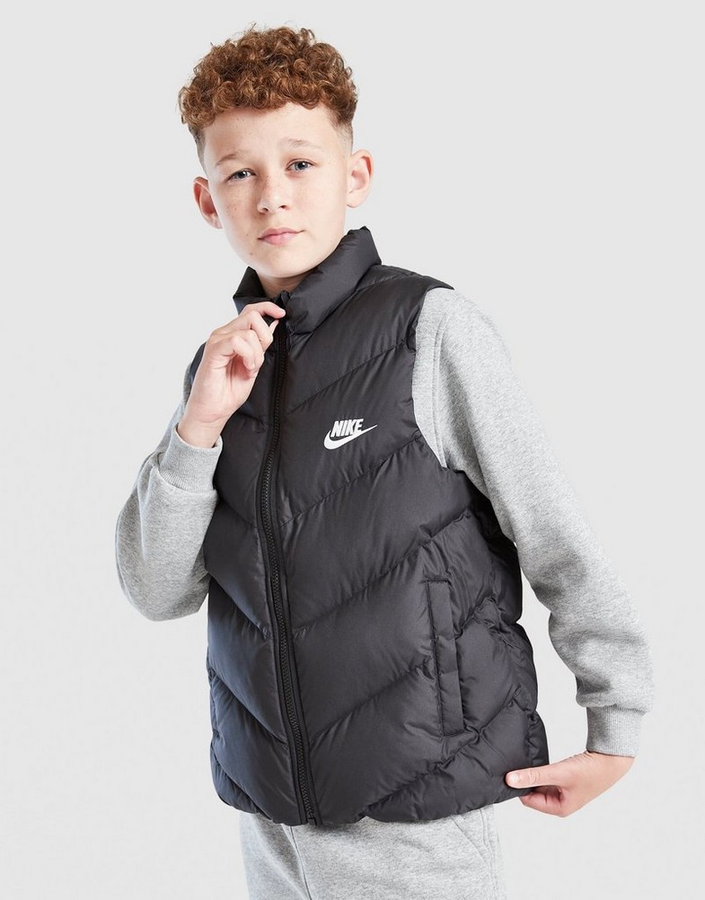 Vestă pentru copii NIKE VESTĂ K NSW TF ADP PUFFER VEST BOY HJ2537-010 Negru
