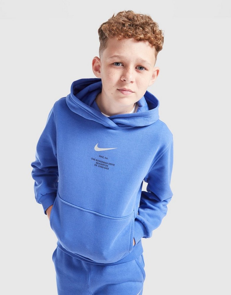 NIKE BLUZĂ CU GLUGĂ B NSW ATHL PO HOODIE BB IH4313-411 Albastru