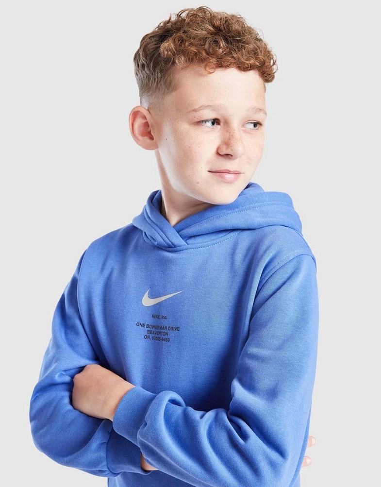 NIKE BLUZĂ CU GLUGĂ B NSW ATHL PO HOODIE BB IH4313-411 Albastru