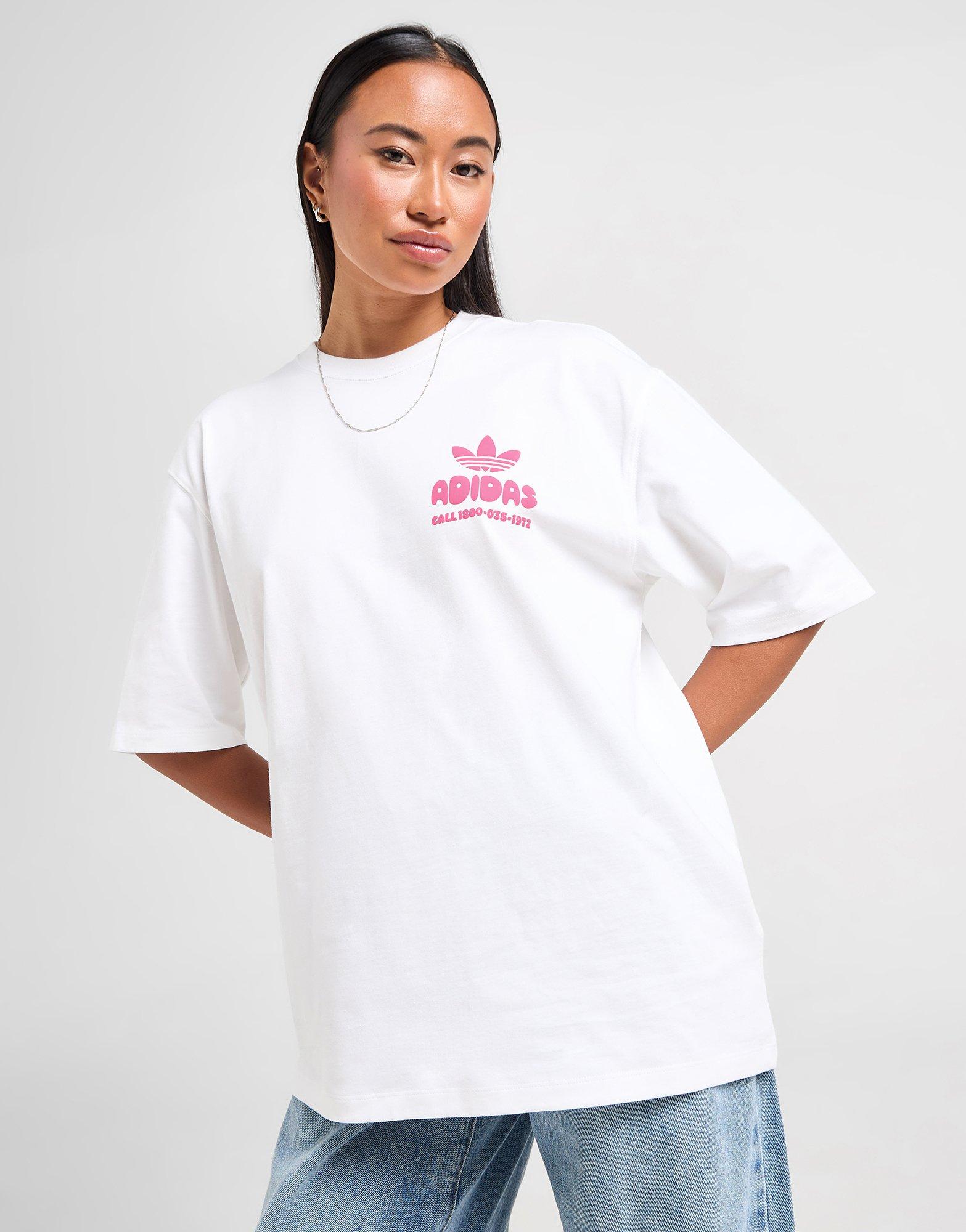 ADIDAS TRICOU VINTAGE GRAPHIC TEE Femei Alb KE9189 | JD Sports