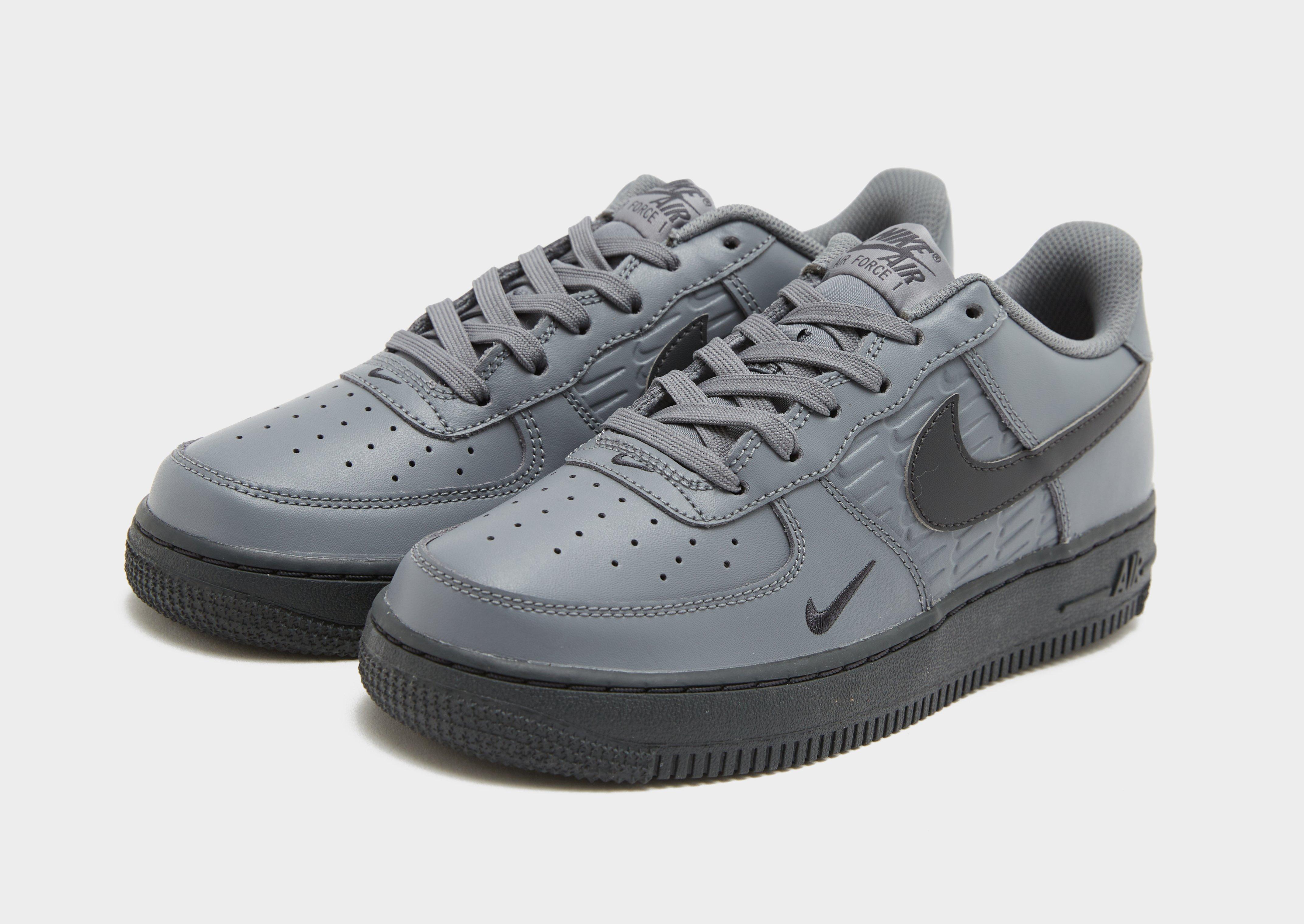 Buty sneakersy dla dzieci NIKE AIR FORCE 1 GS IH4475-025 Szary