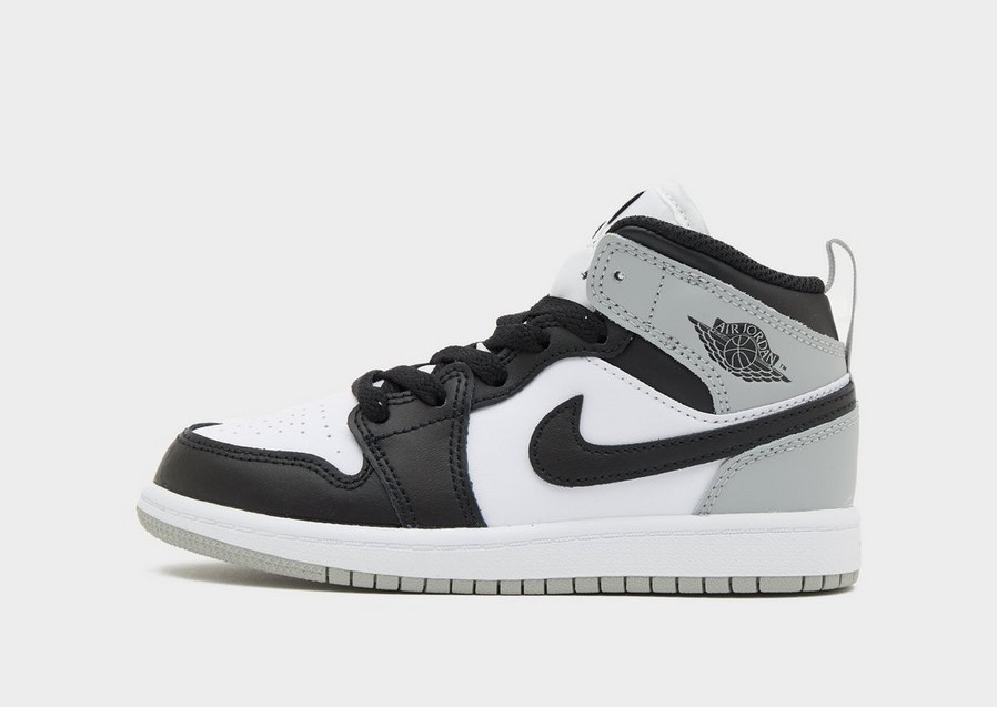 Kedai vaikams JORDAN 1 MID BP DQ8424-101 Pilka