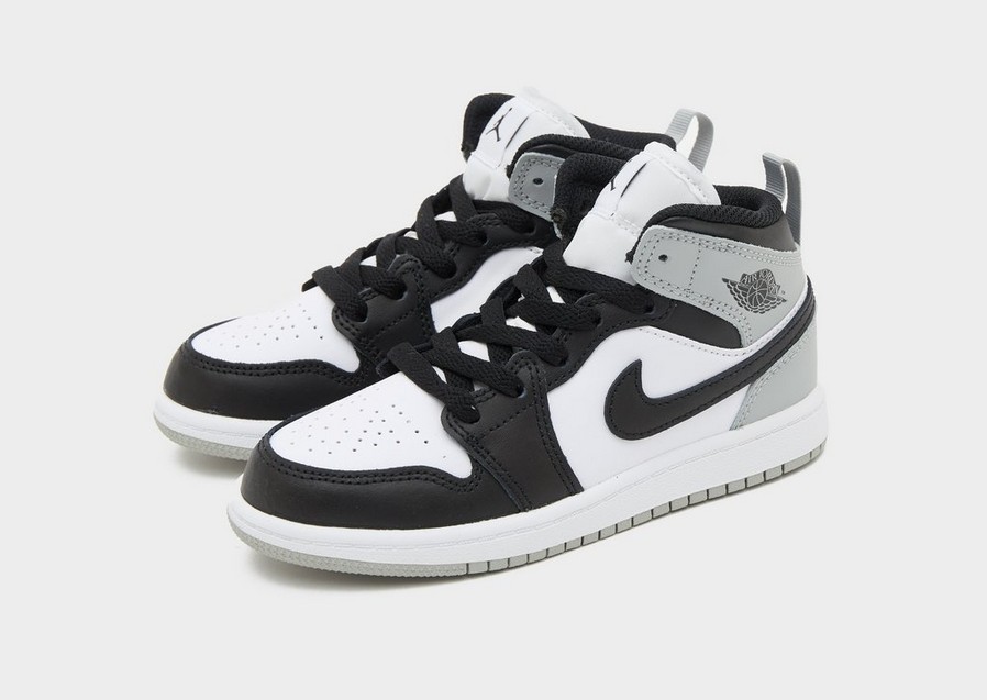 Kedai vaikams JORDAN 1 MID BP DQ8424-101 Pilka