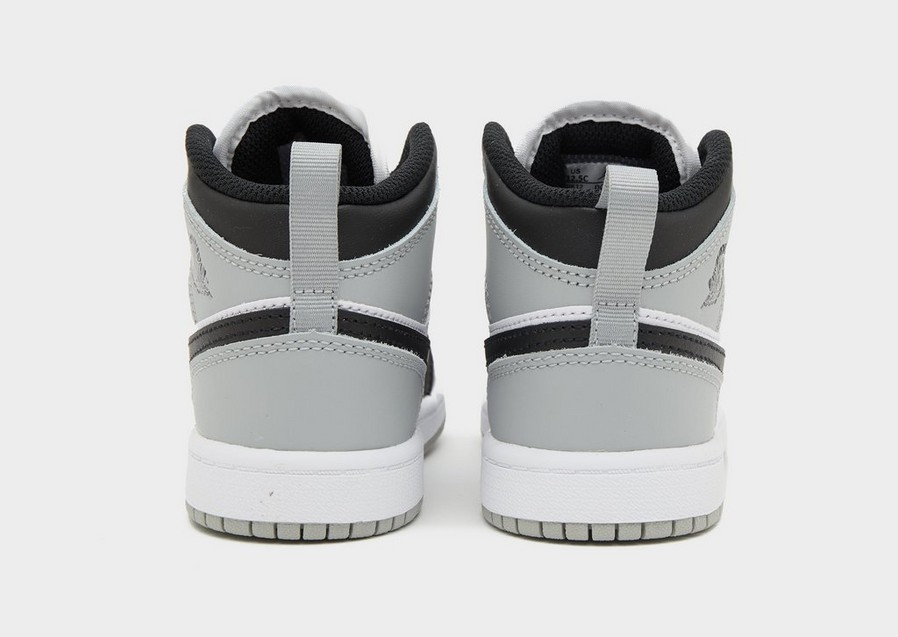 Kedai vaikams JORDAN 1 MID BP DQ8424-101 Pilka