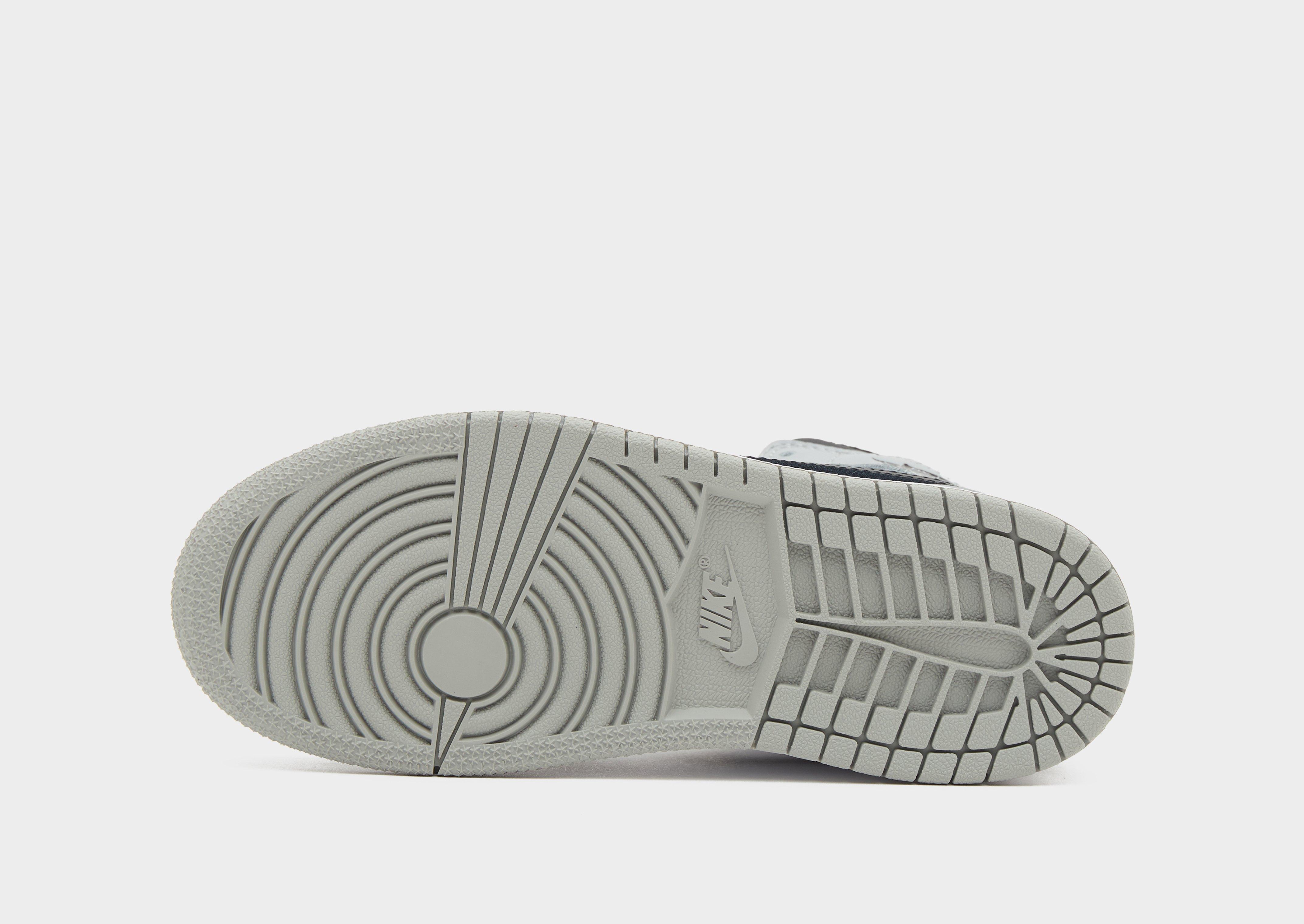 Buty sneakersy dla dzieci JORDAN 1 MID BP DQ8424-101 Szary