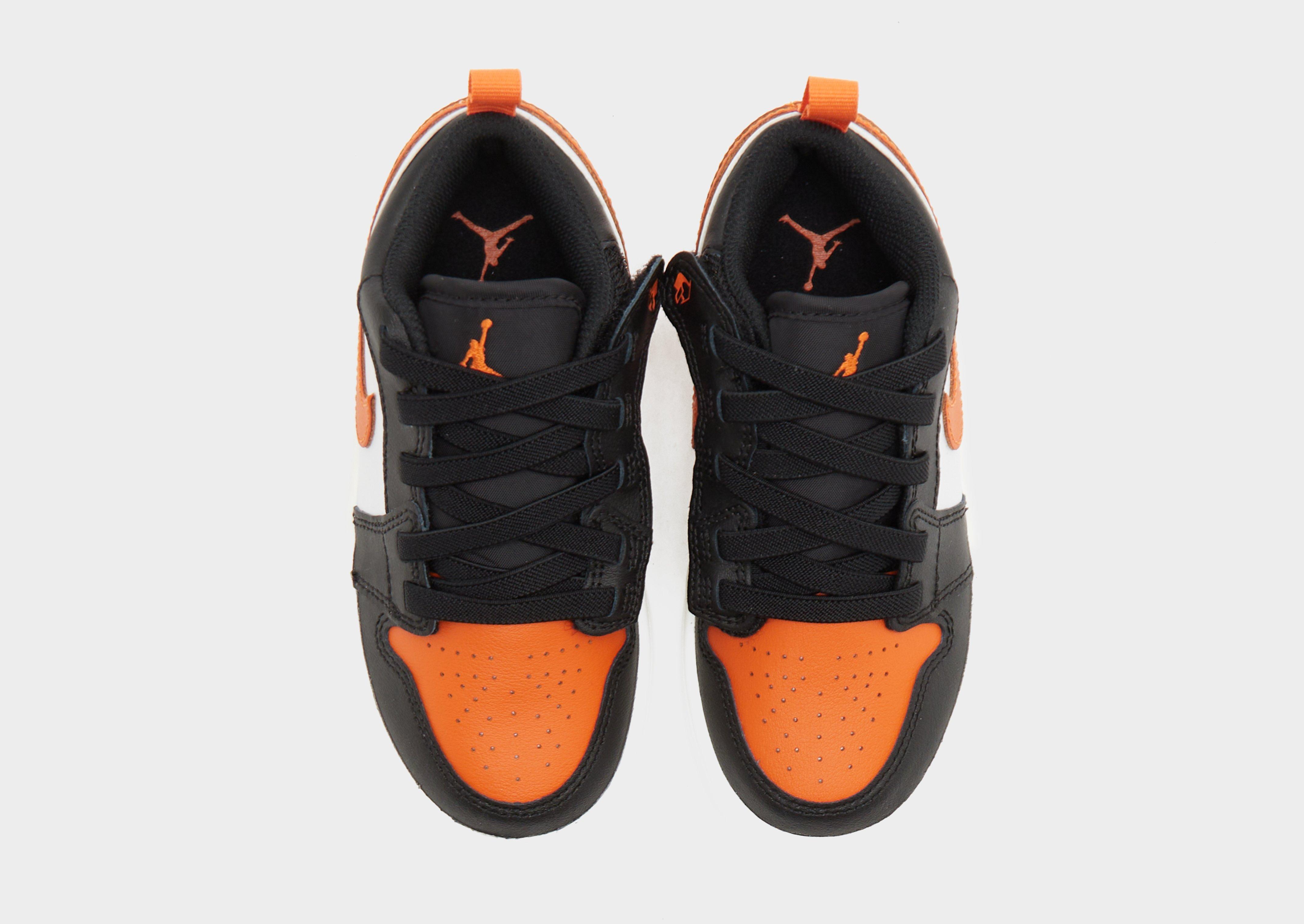 Buty sneakersy dla dzieci JORDAN 1 LOW ALT BP DR9748-081 Pomarańczowy