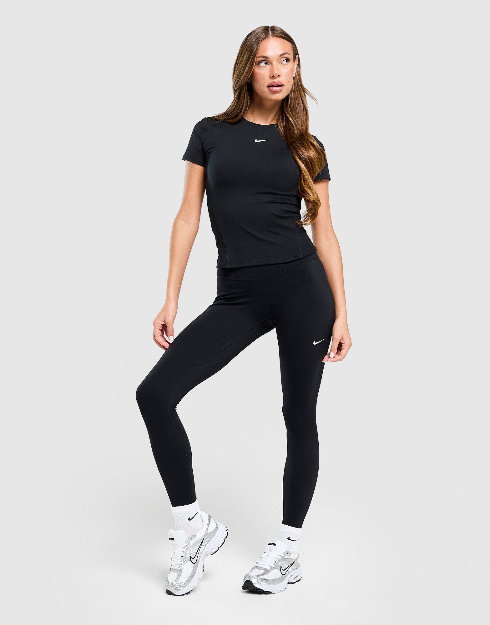 Legginsy damskie NIKE LEGGINGS W NK DF ONE HR TIGHT USEAM WT IM3714-010 Czarny