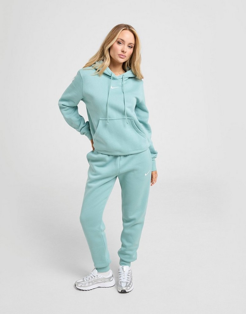 Moteriškas džemperis NIKE DŽEMPERIS SU GOBTUVU W   NSW PHNX FLC STD PO HOODIE HF6839-017 Mėtinė