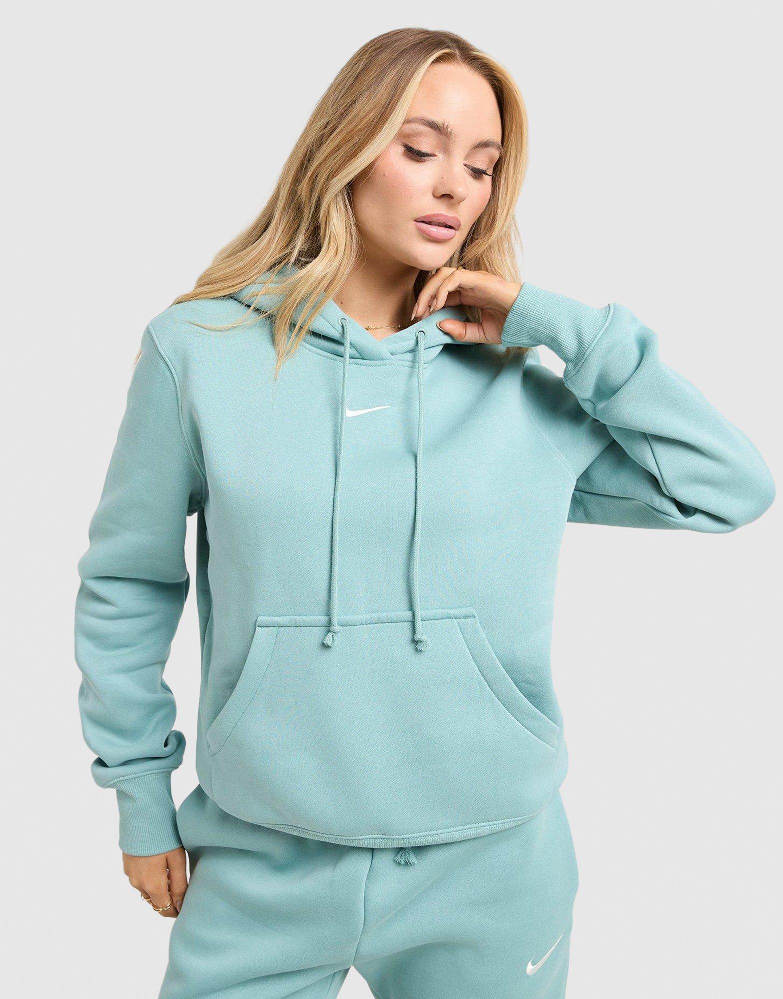 Жіночі кофти NIKE КОФТА З КАПЮШОНОМ W   NSW PHNX FLC STD PO HOODIE HF6839-017 М'ятний