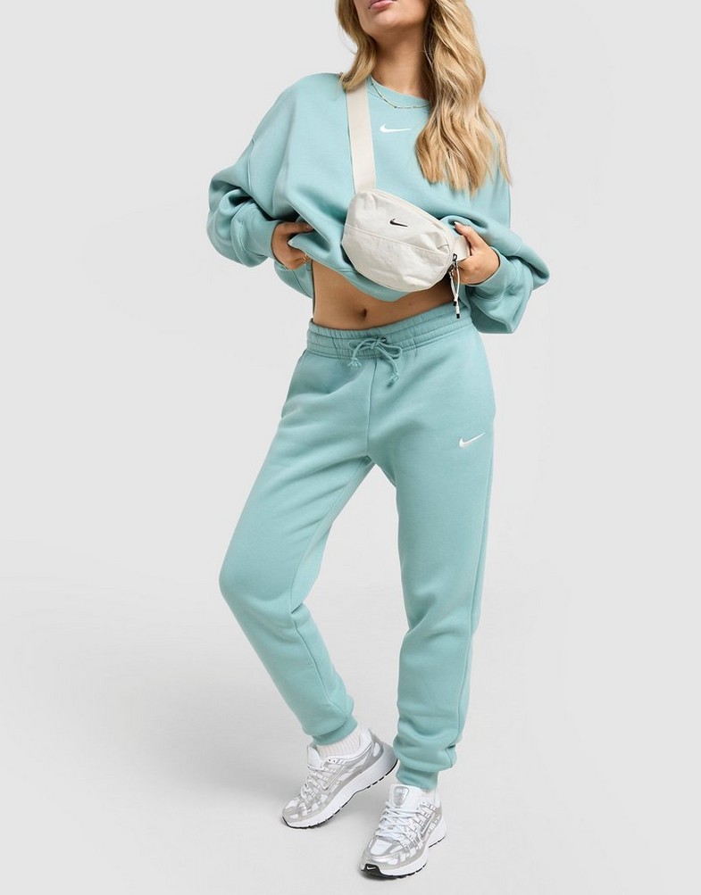 Dámské kalhoty NIKE KALHOTY  W NSW PHNX FLC MR PANT STD FZ7626-017 Mátová