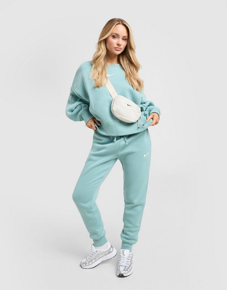 Dámské kalhoty NIKE KALHOTY  W NSW PHNX FLC MR PANT STD FZ7626-017 Mátová